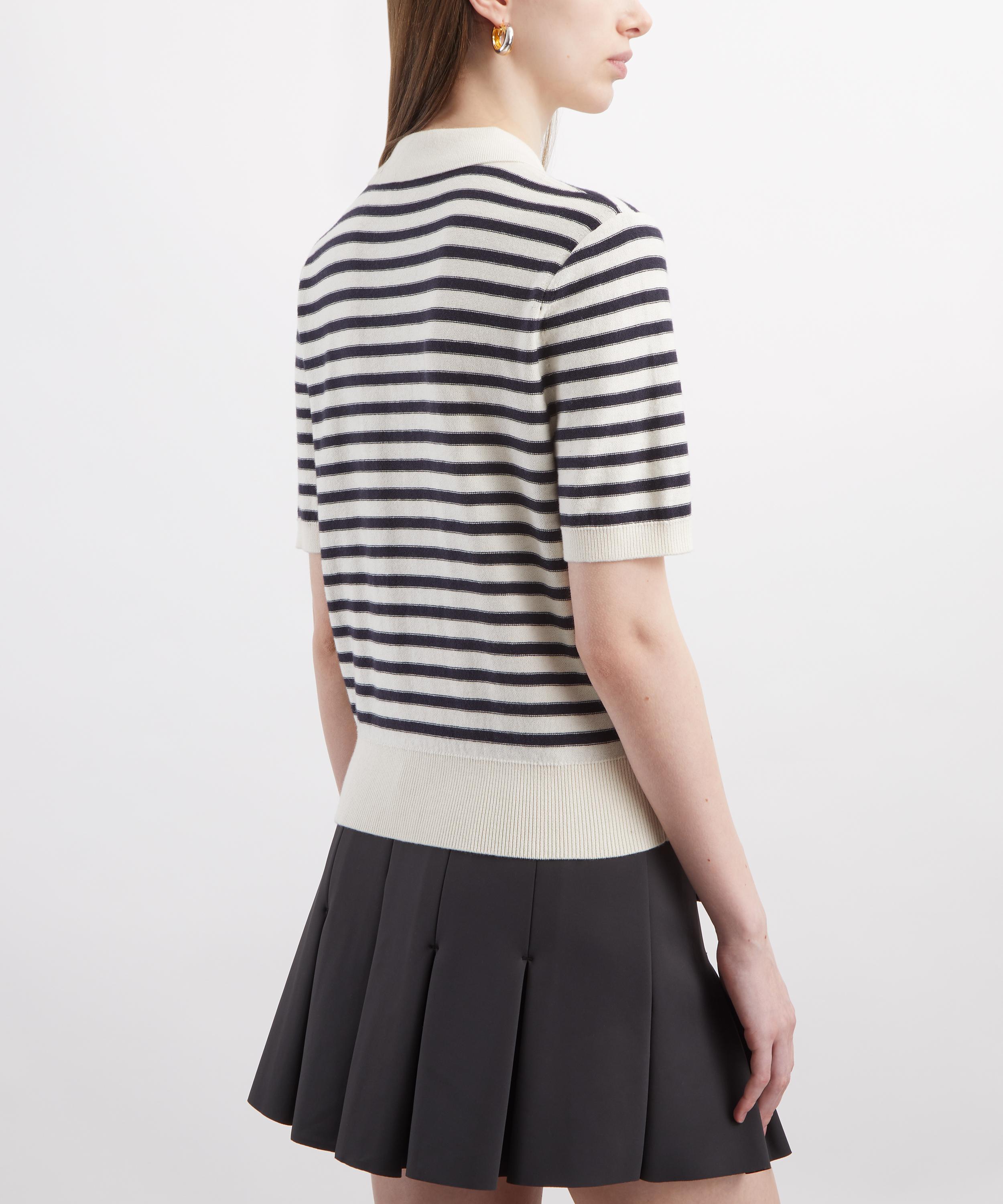 A.P.C. - Ruby Striped Cotton-Cashmere Polo image number 3