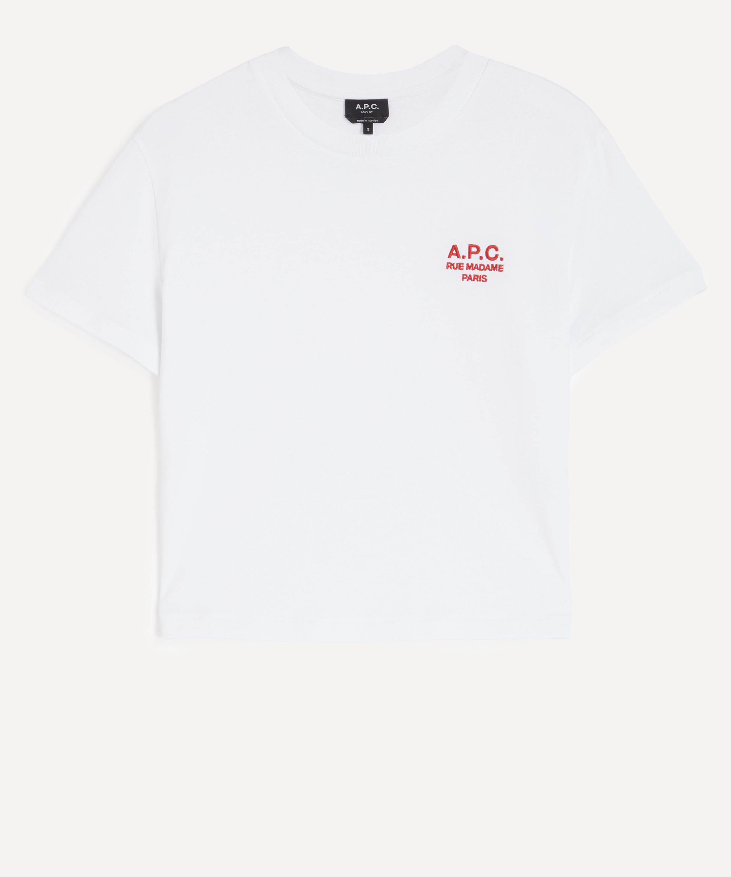 A.P.C. - White Boxy Rue Madame T-Shirt