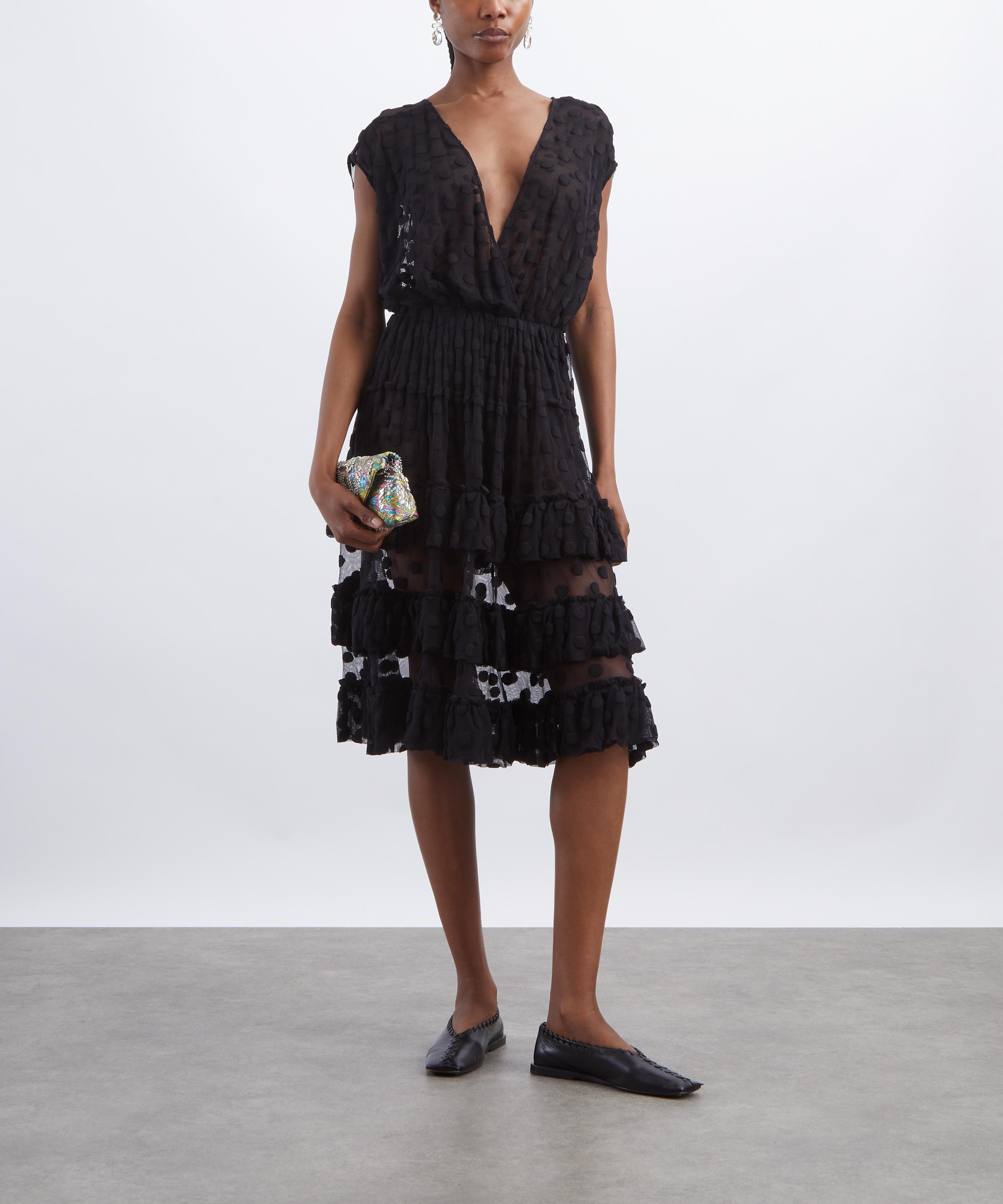Dries Van Noten - Ruffled Mesh Dress image number 1