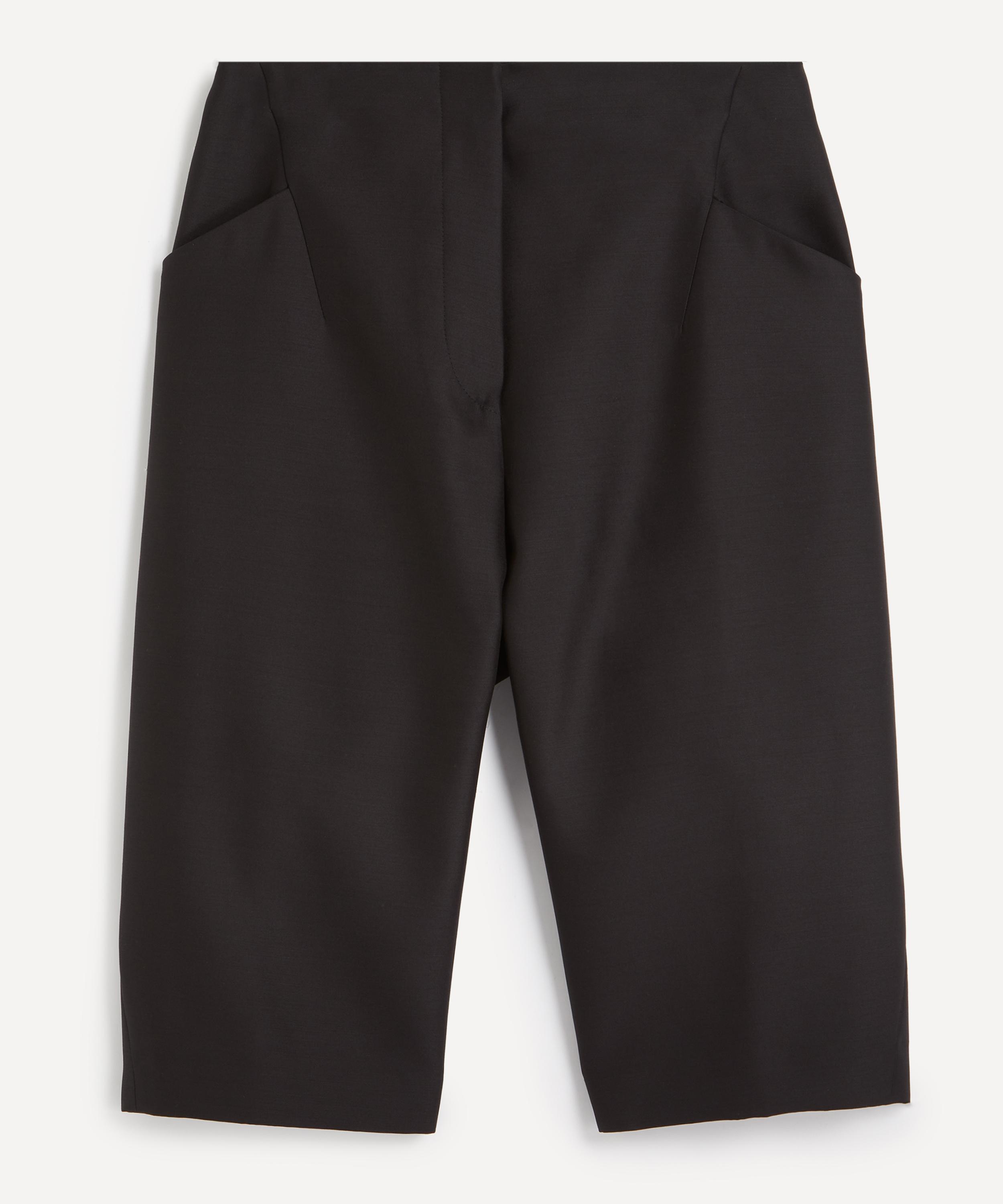 Dries Van Noten - Black Wool-Silk Capri Shorts