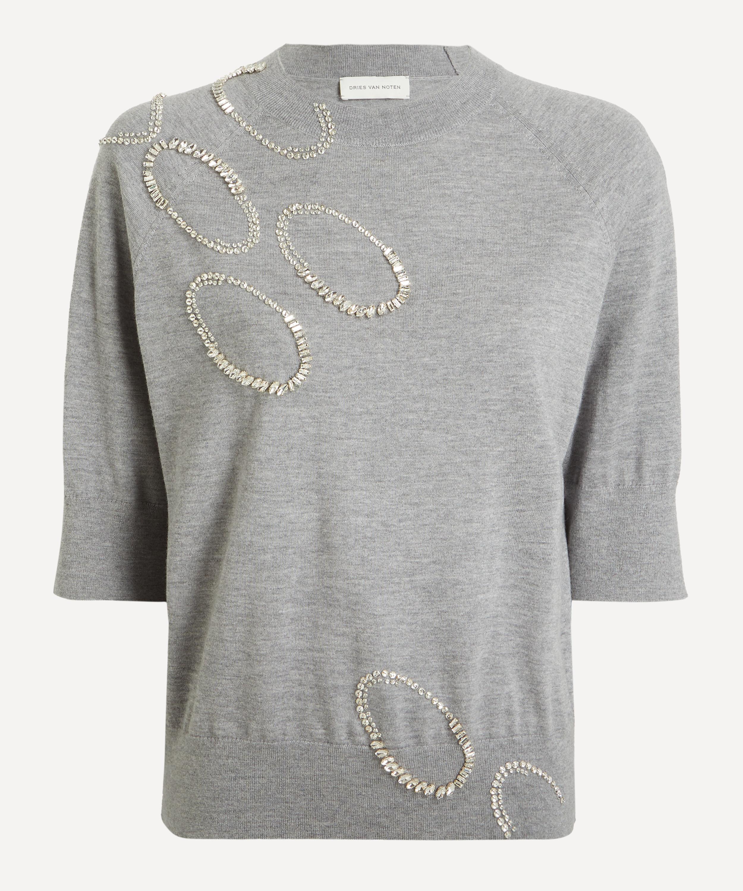 Dries Van Noten - Tuan Short-Sleeve Knit Sweater