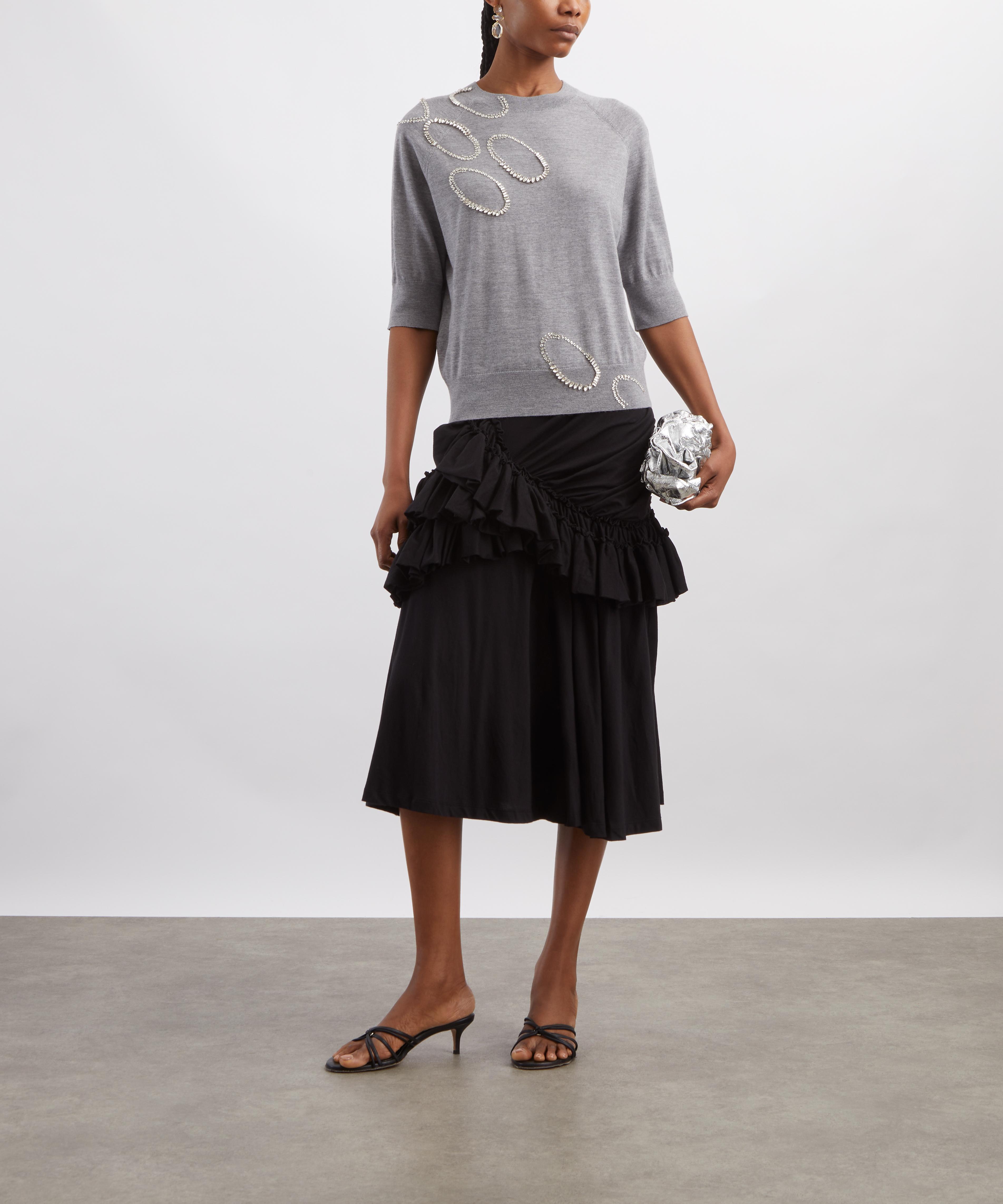 Dries Van Noten - Tuan Short-Sleeve Knit Sweater image number 1