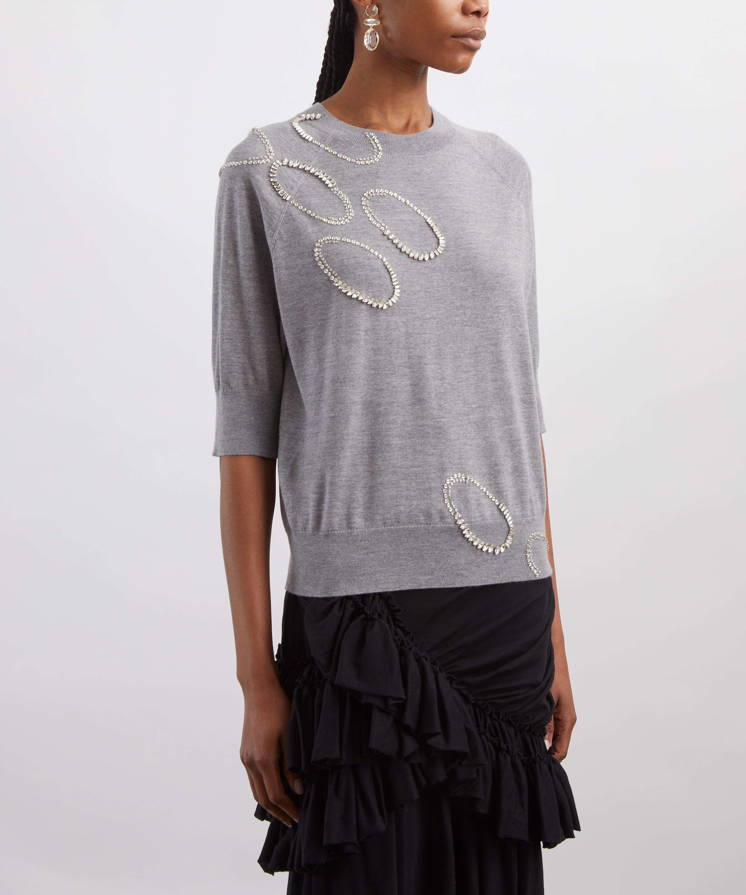 Dries Van Noten - Tuan Short-Sleeve Knit Sweater image number 2