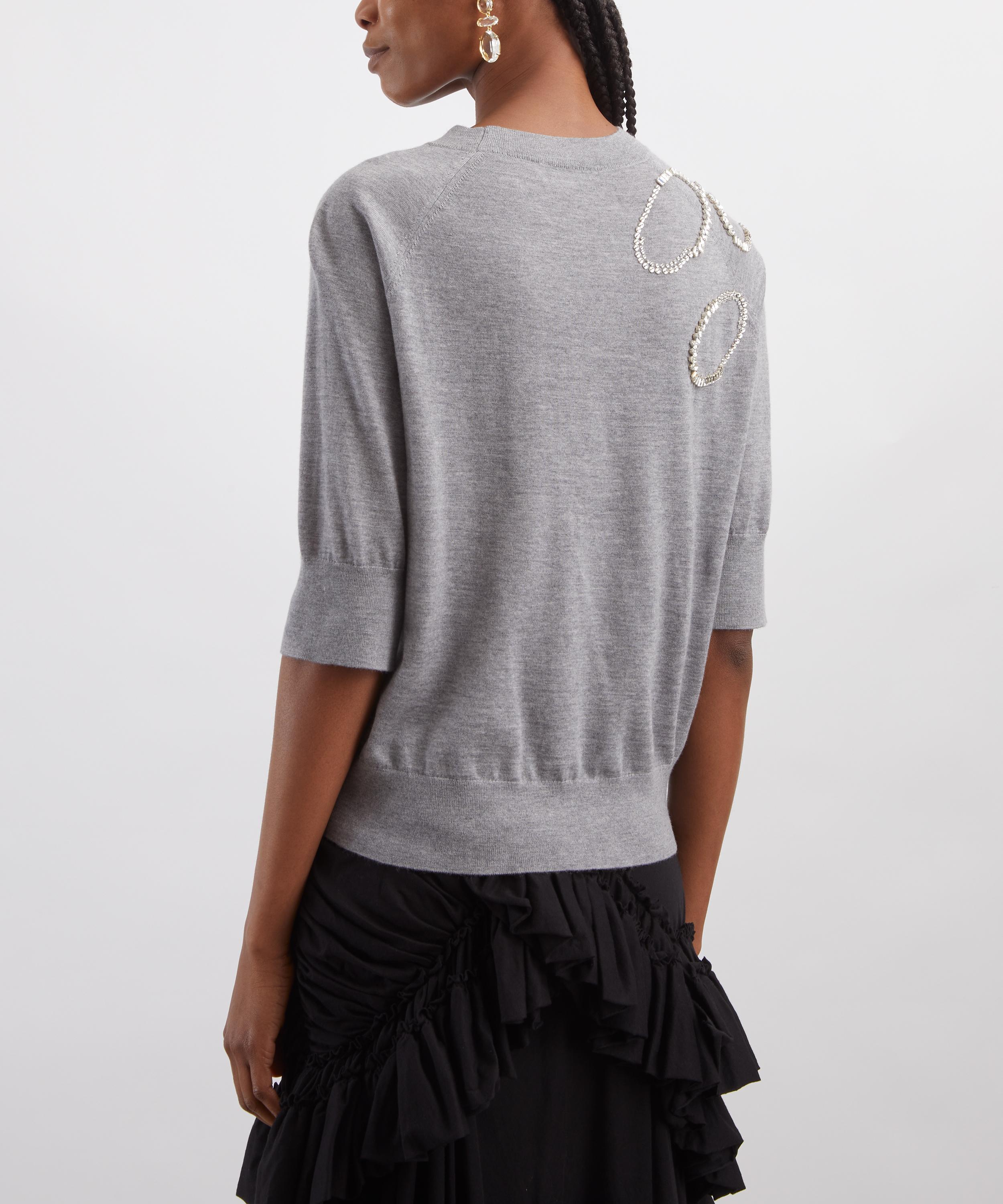 Dries Van Noten - Tuan Short-Sleeve Knit Sweater image number 3