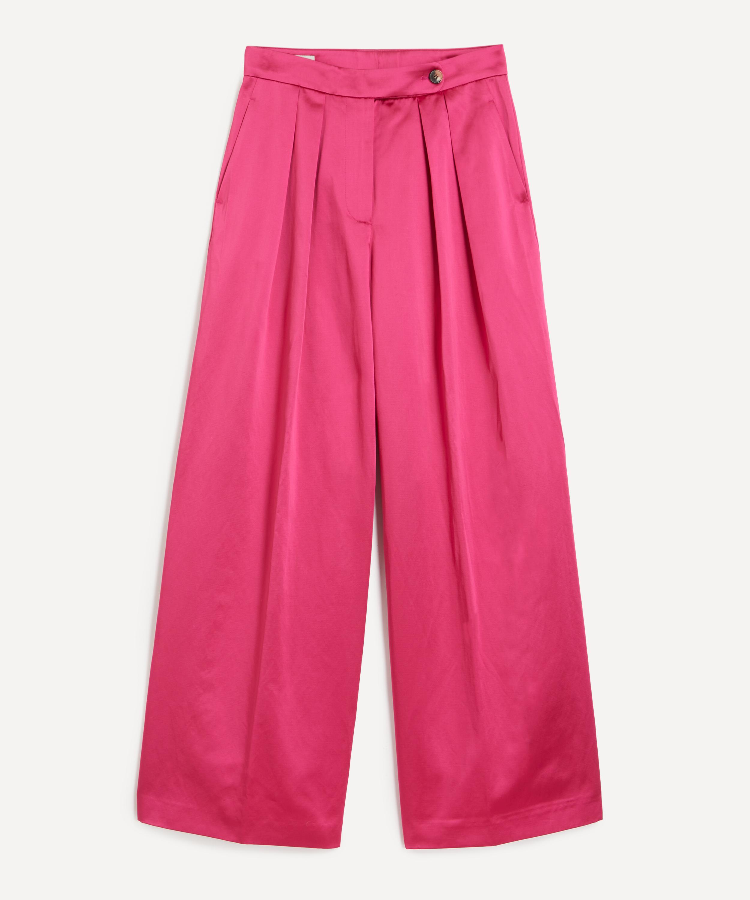 Dries Van Noten - Pamplona Satin Wide-Leg Trousers