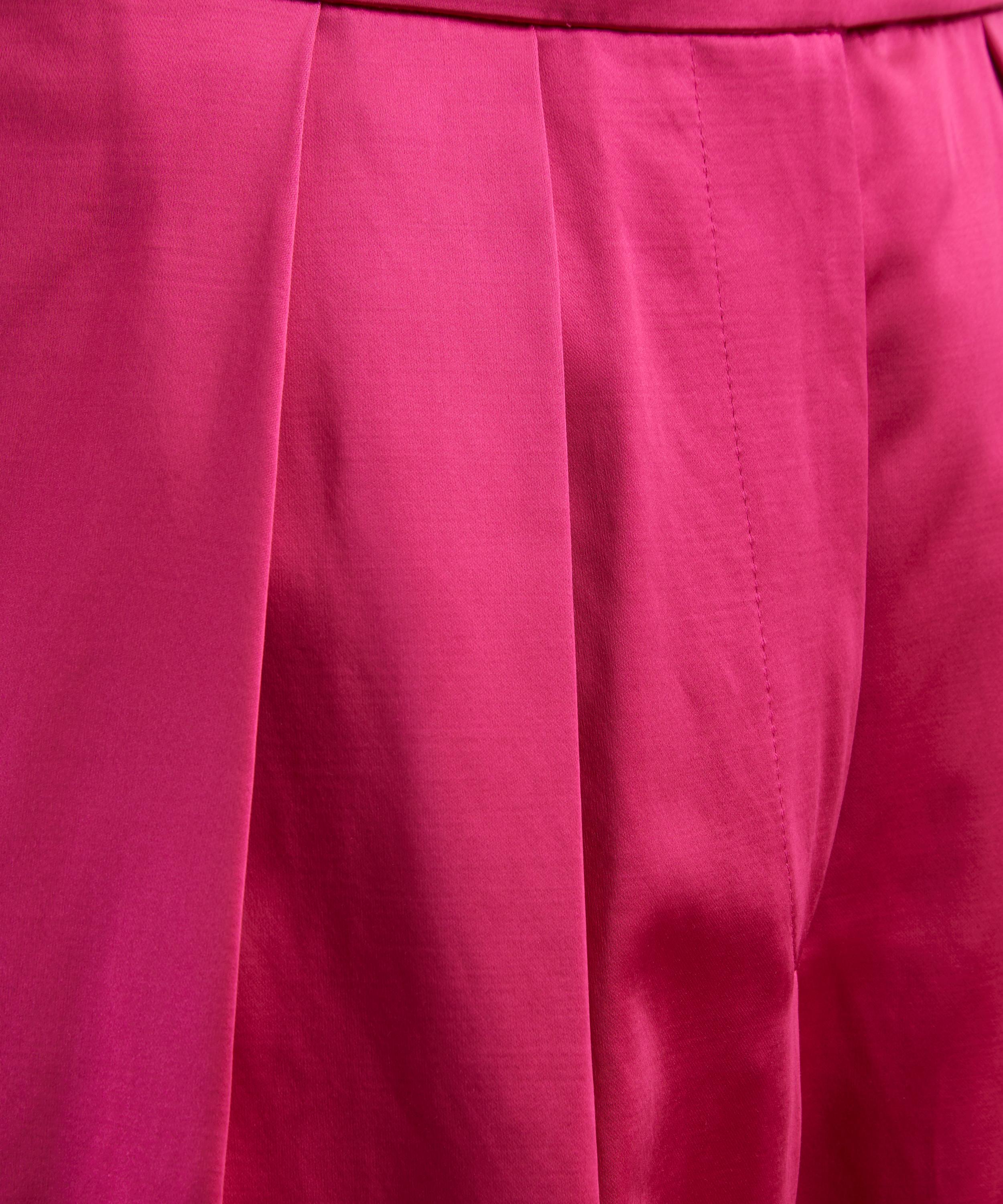 Dries Van Noten - Pamplona Satin Wide-Leg Trousers image number 4