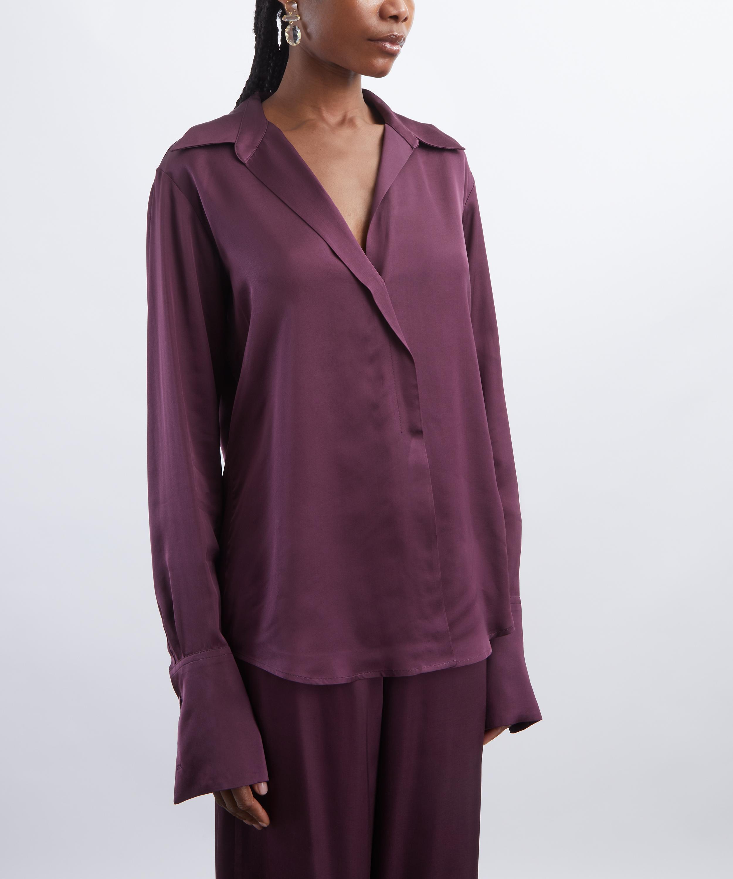 Dries Van Noten - Auber Satin Shirt image number 2