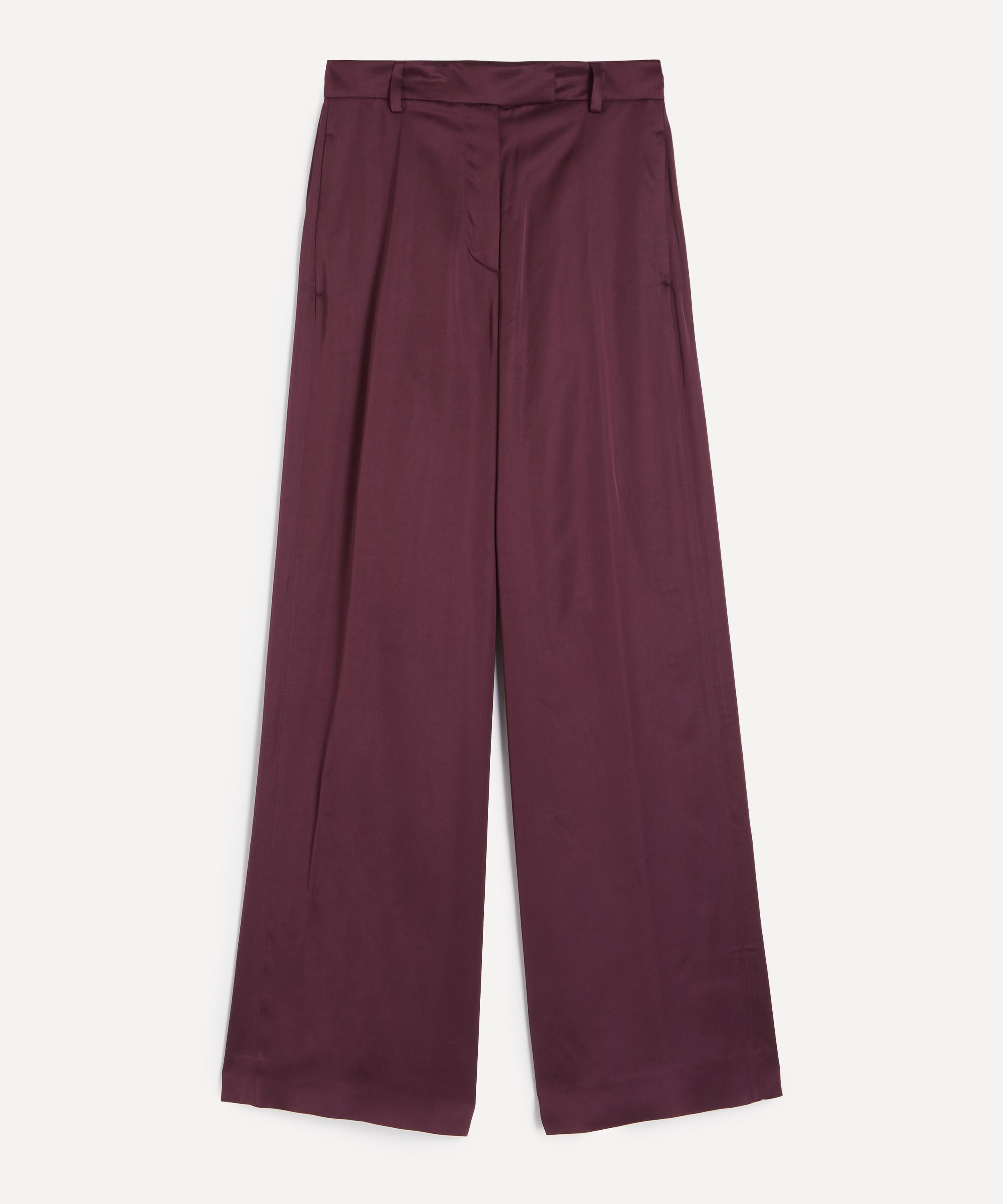 Dries Van Noten - Auber Wide Satin Trousers