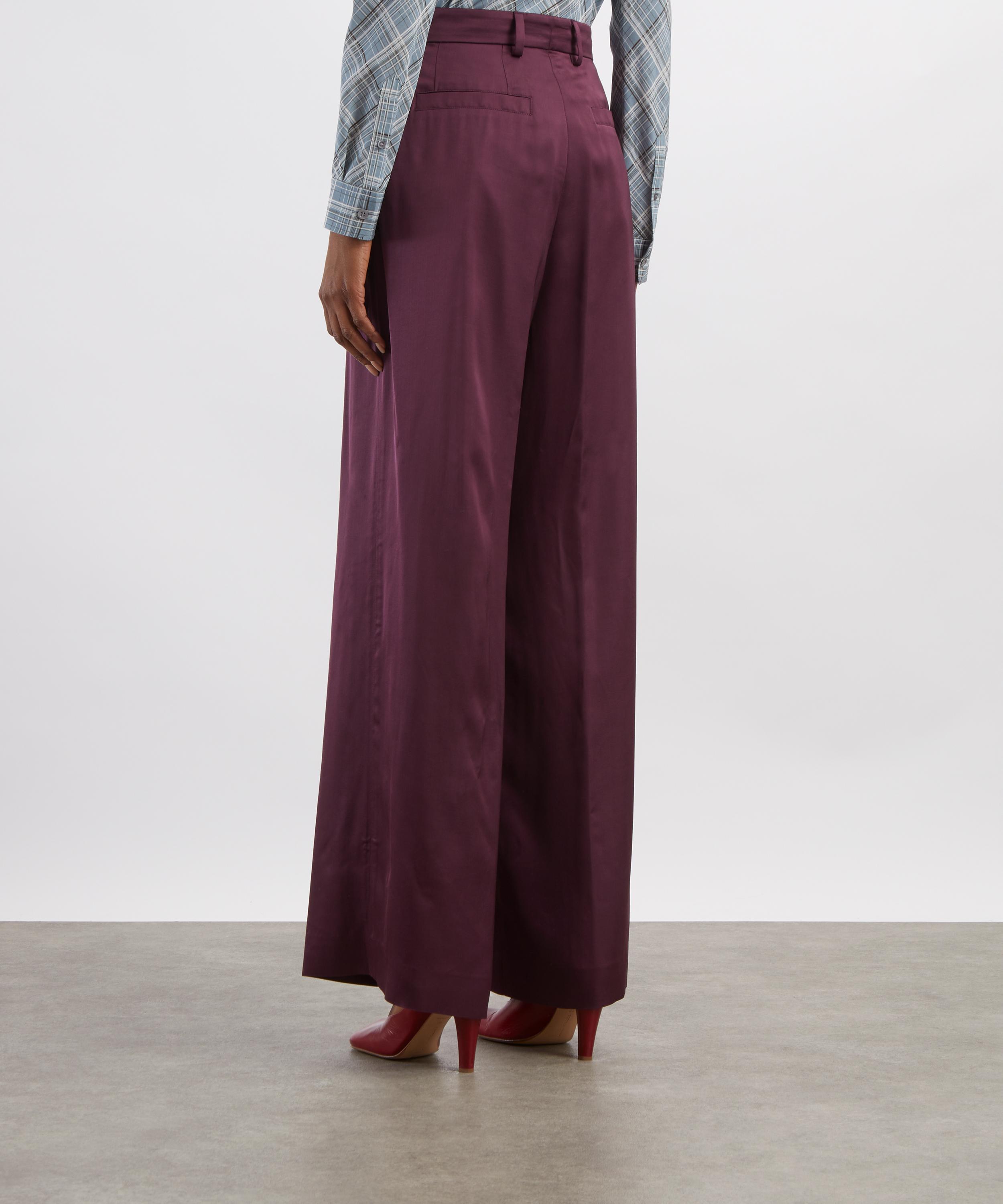 Dries Van Noten - Auber Wide Satin Trousers image number 3
