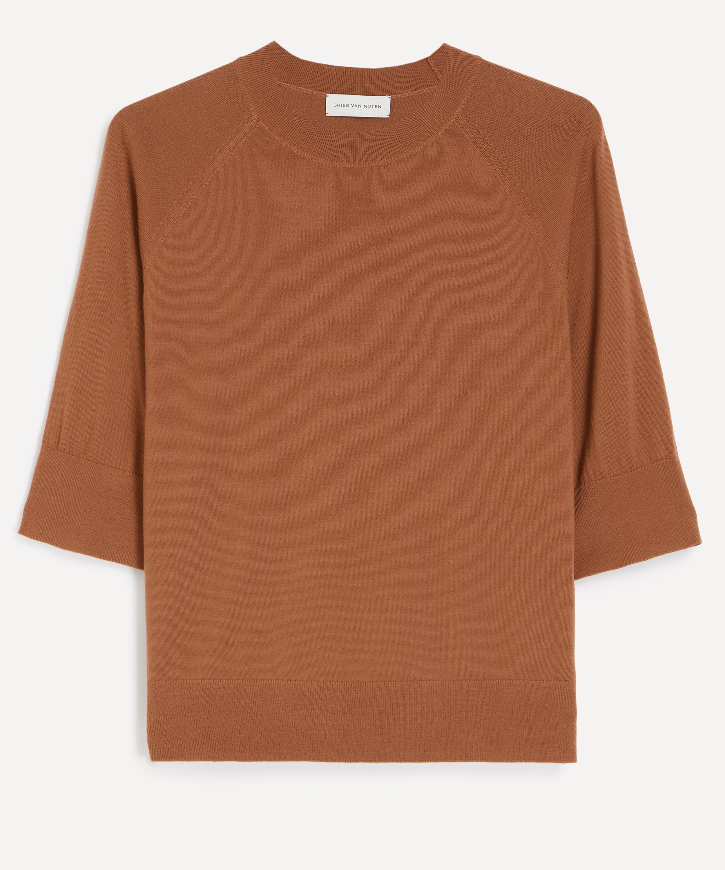 Dries Van Noten - Tuan Short-Sleeve Knit Sweater