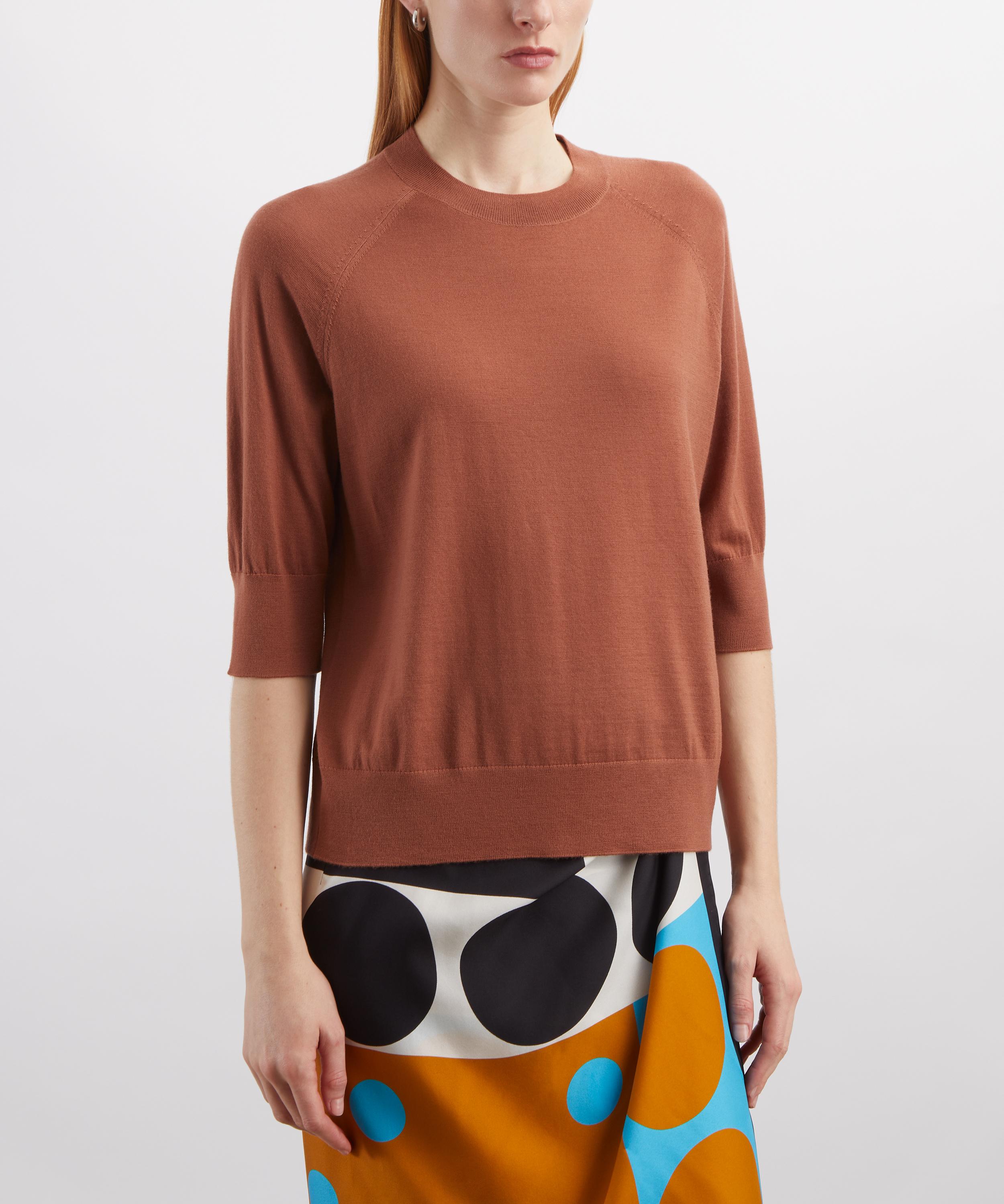 Dries Van Noten - Tuan Short-Sleeve Knit Sweater image number 2