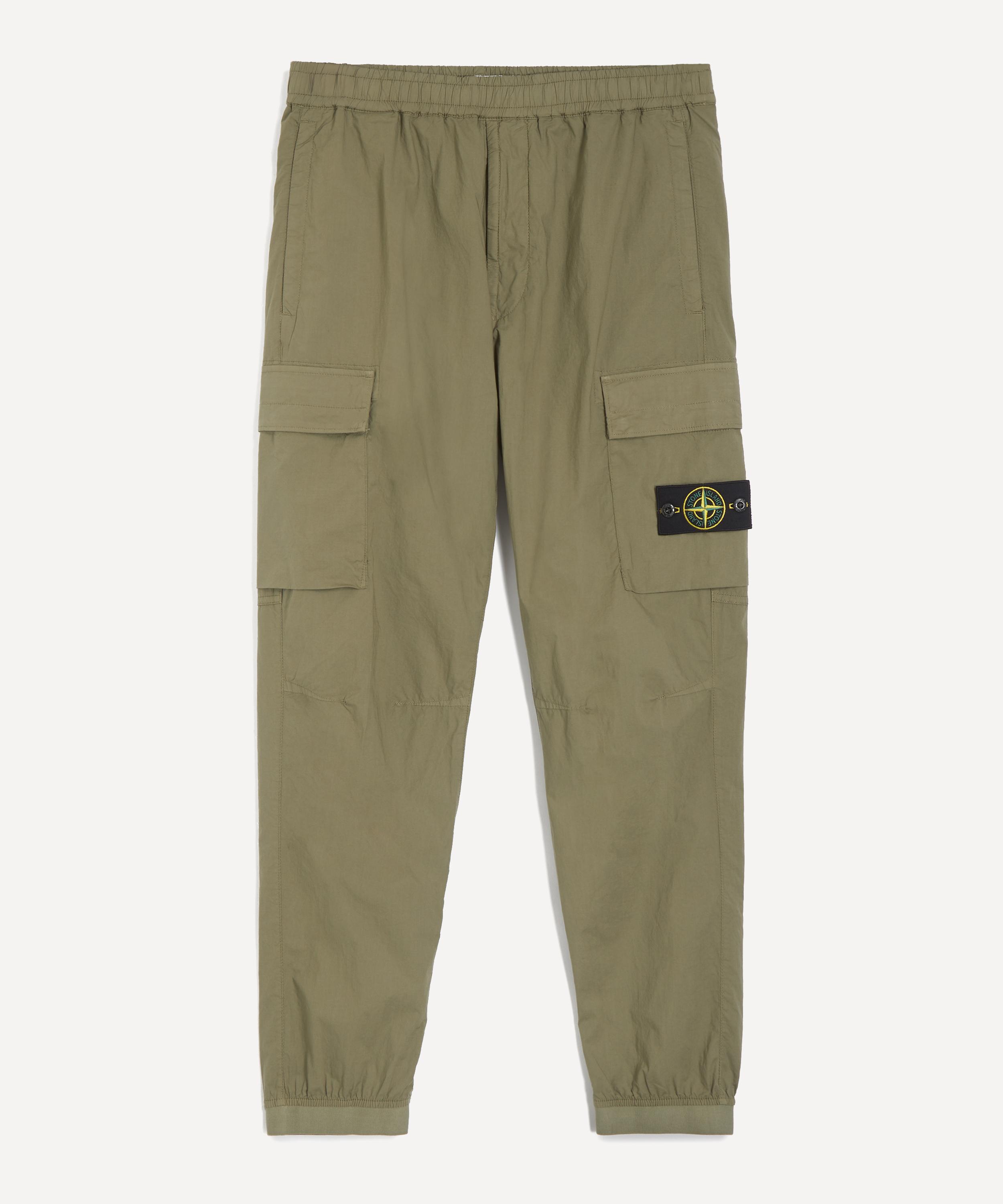 Stone Island - Stretch Cotton Tela Cargo Trousers