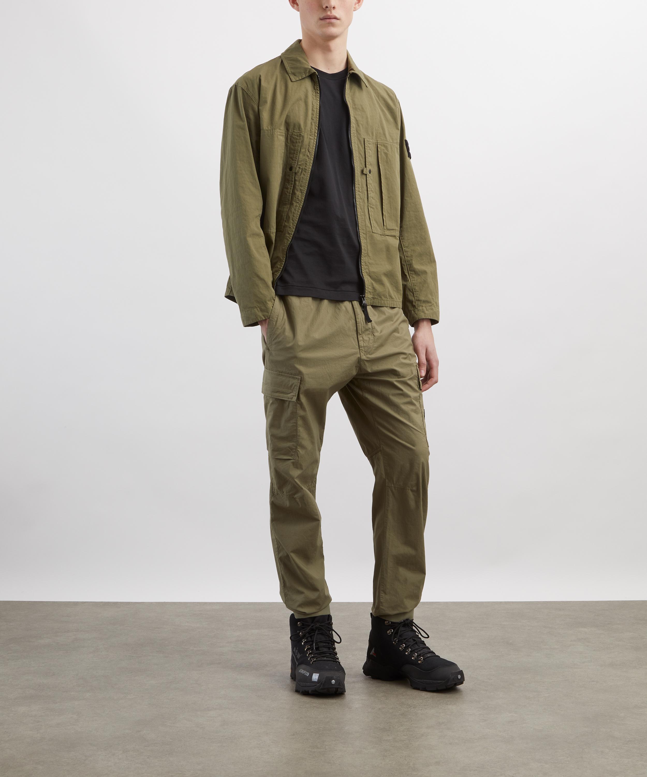 Stone Island - Stretch Cotton Tela Cargo Trousers image number 1