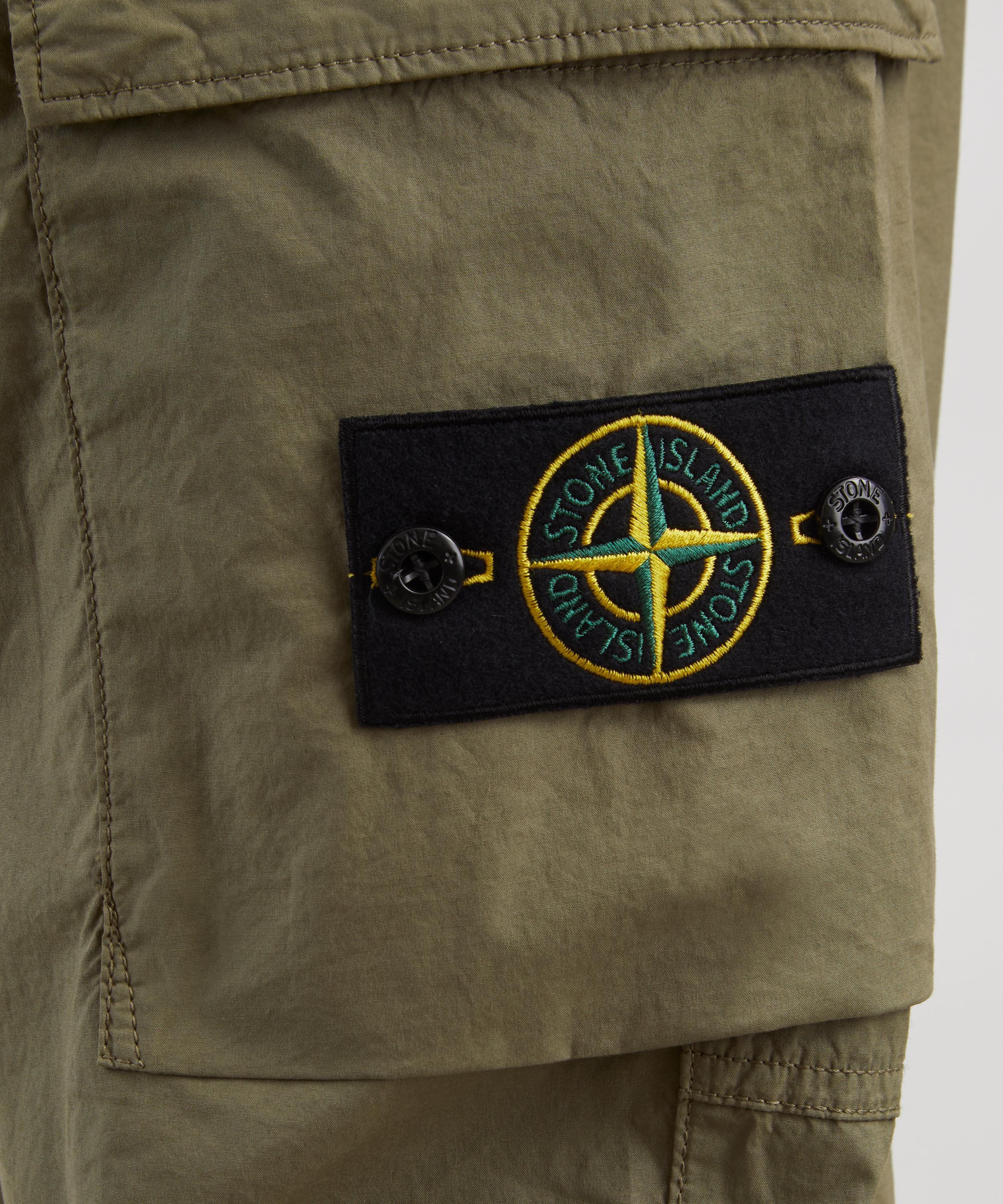 Stone Island - Stretch Cotton Tela Cargo Trousers image number 4