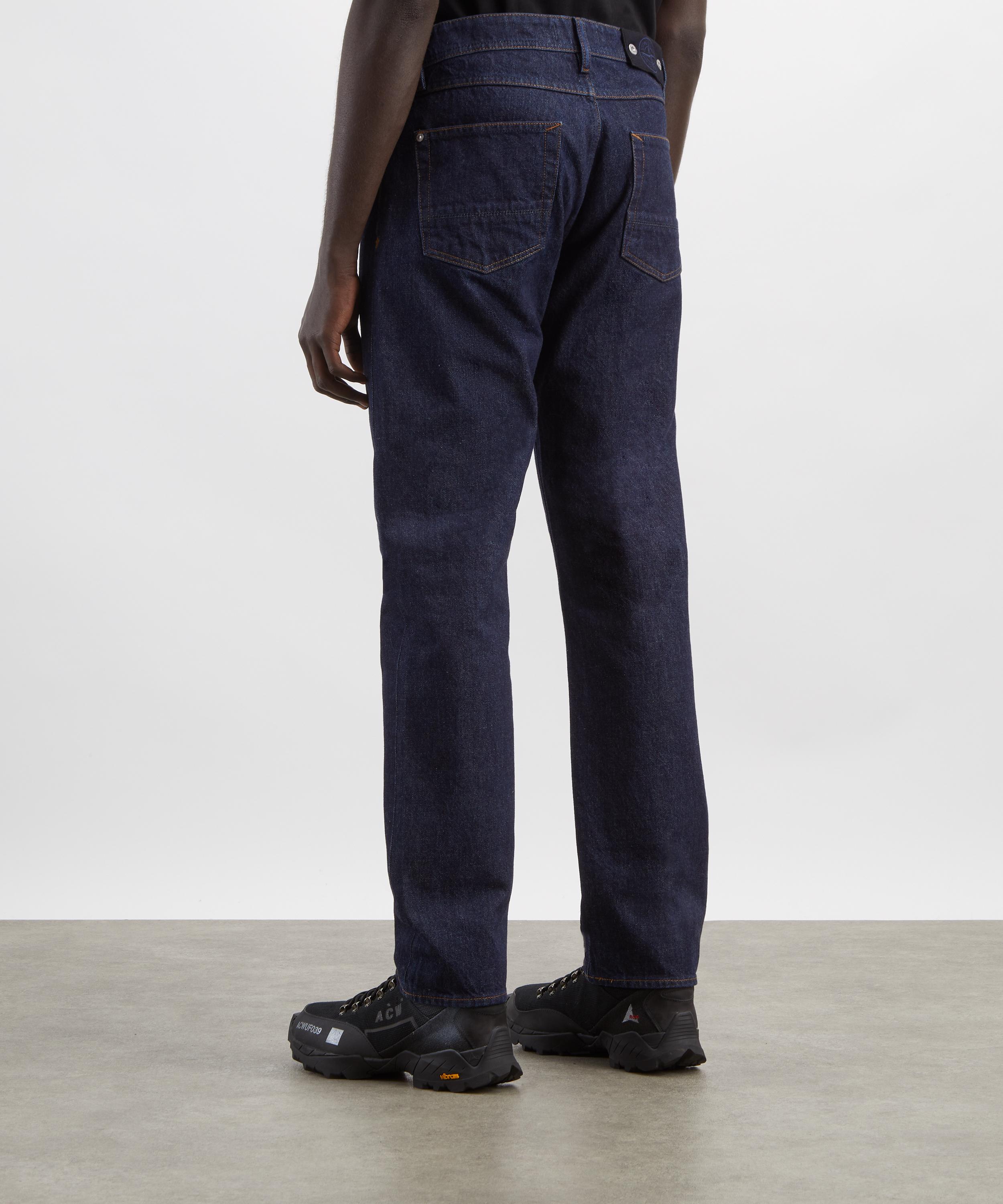 Stone Island - Denim-Rinsed Straight-Fit Jeans in Indigo image number 3
