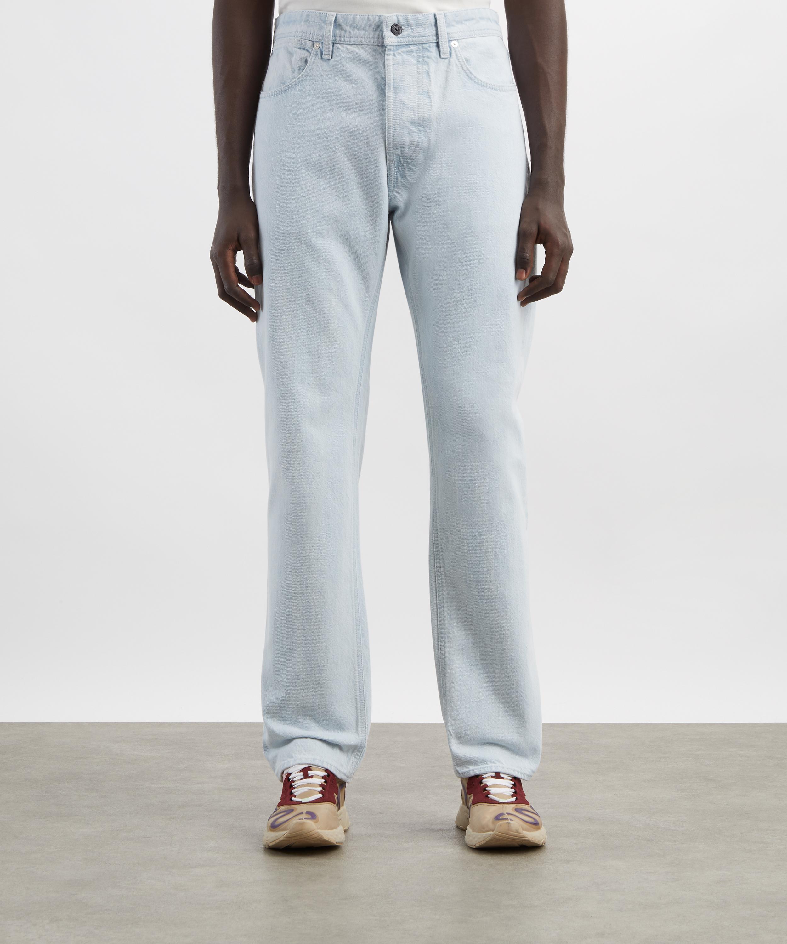 Stone Island - Denim-Rinsed Straight-Fit Jeans in Blue Extra Bleach image number 2