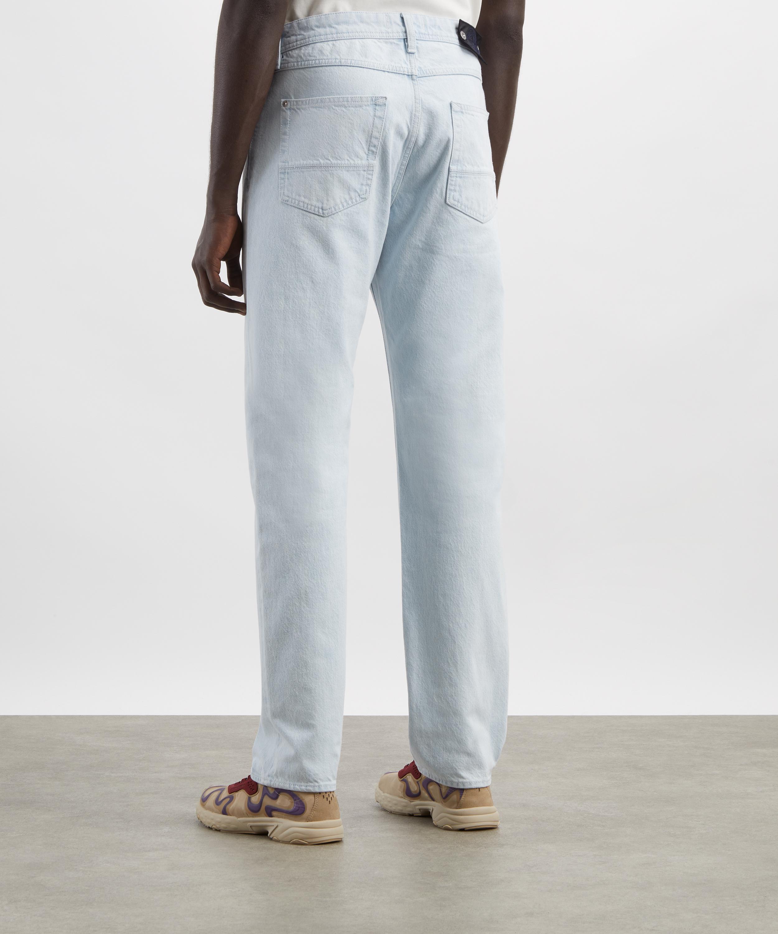 Stone Island - Denim-Rinsed Straight-Fit Jeans in Blue Extra Bleach image number 3