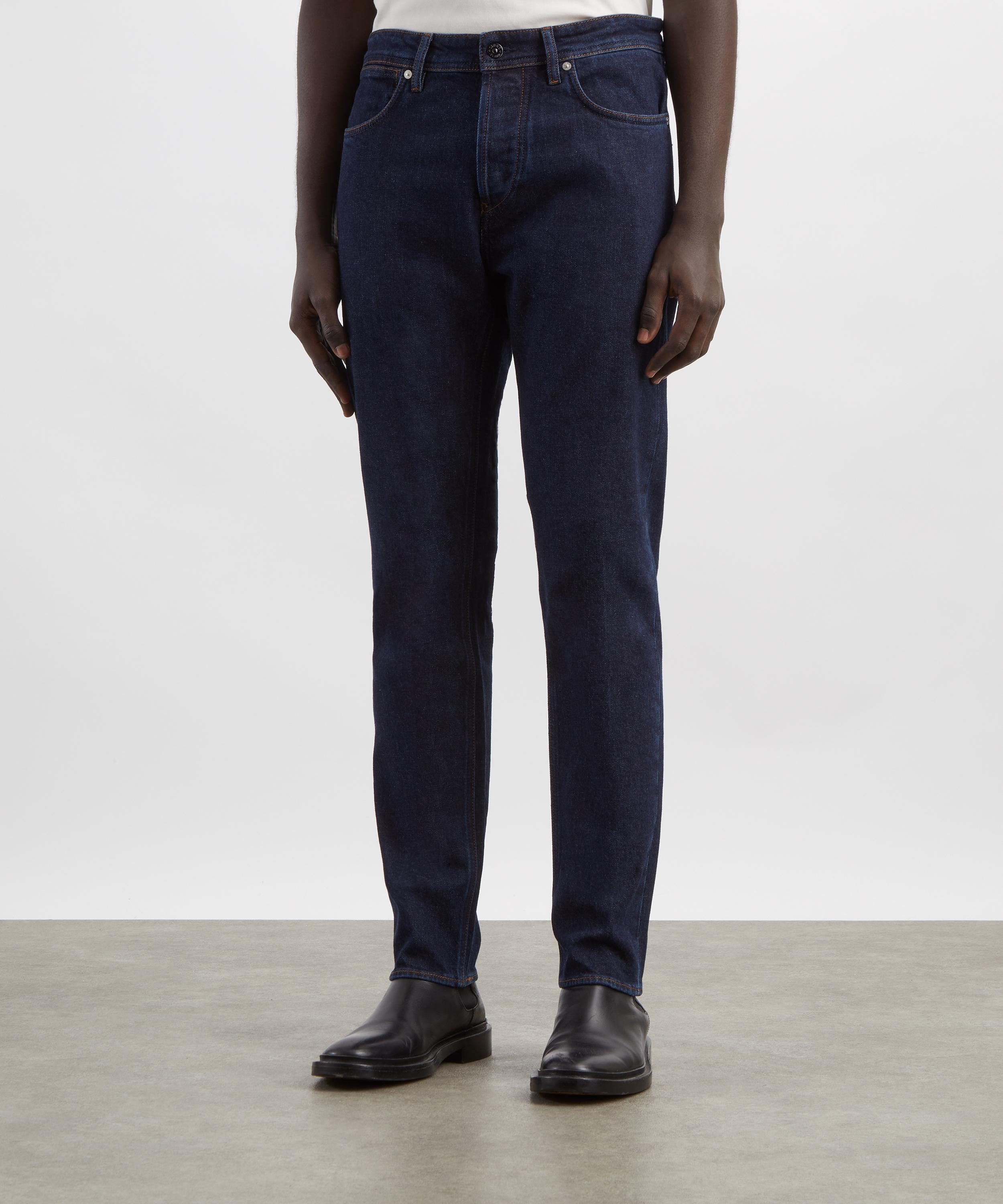 Stone Island - Stretch Indigo Loose-Fit Jeans in Blue Rinsed&nbsp; image number 2