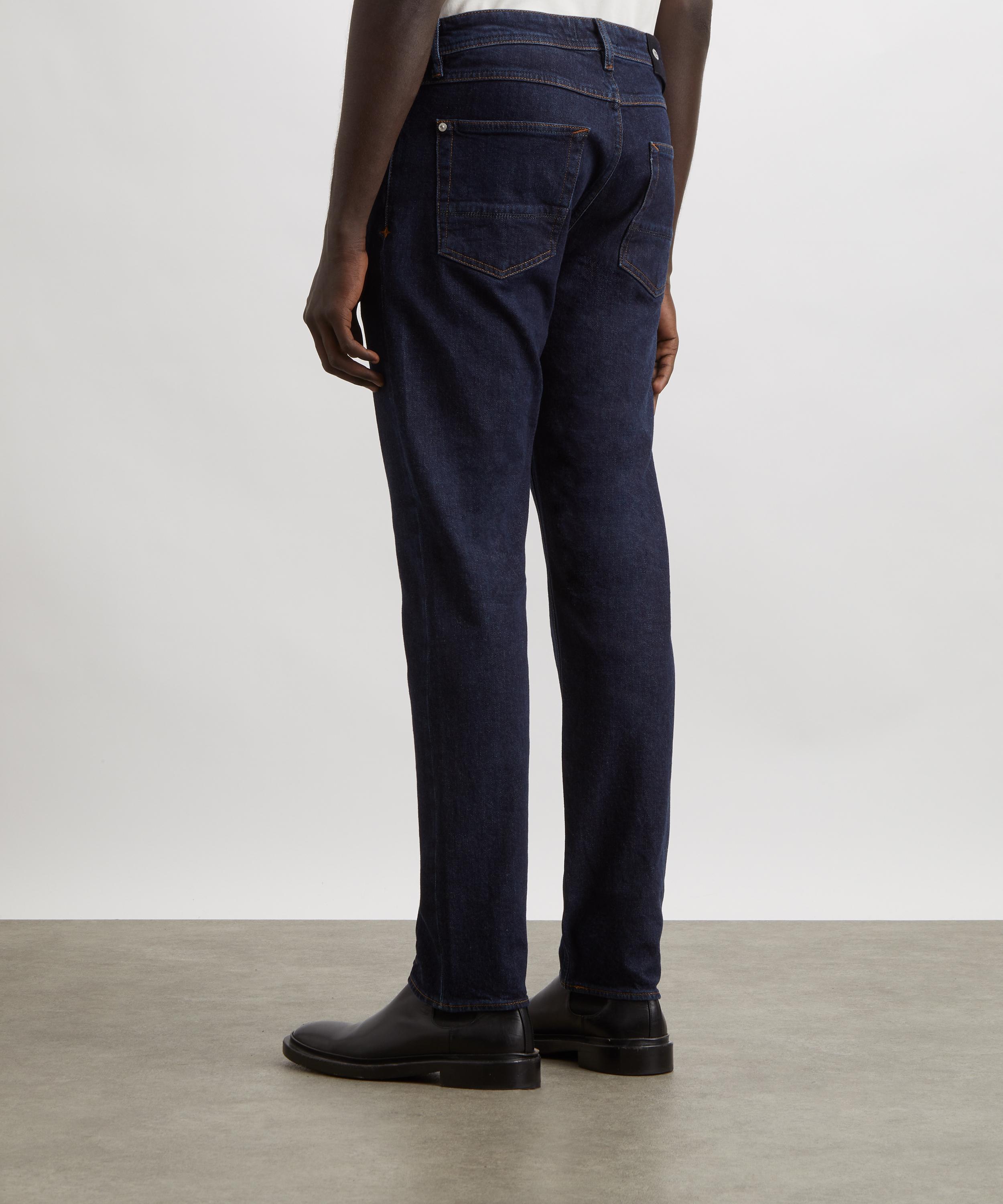 Stone Island - Stretch Indigo Loose-Fit Jeans in Blue Rinsed&nbsp; image number 3