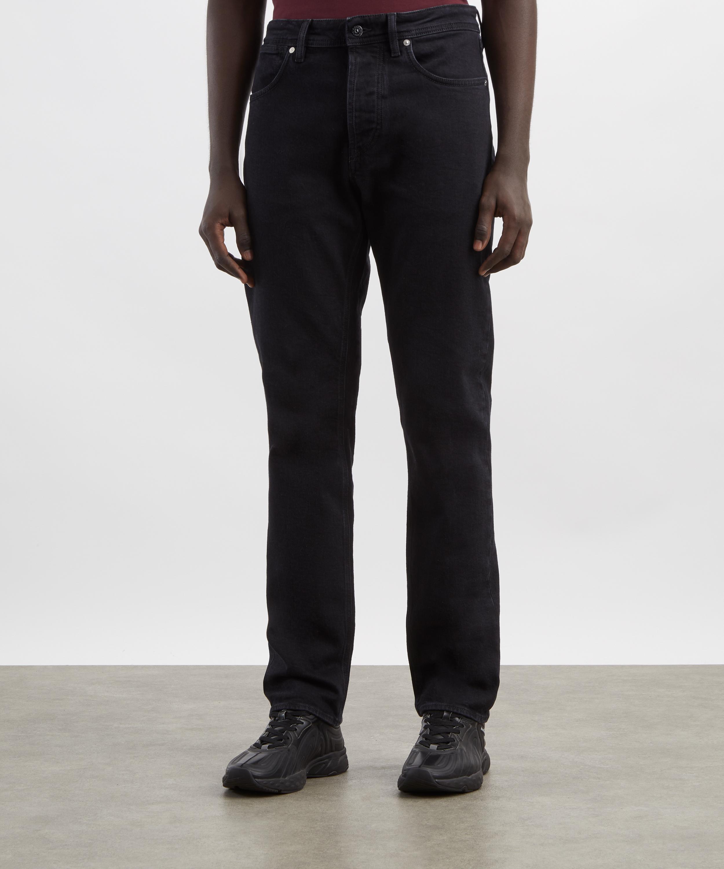 Stone Island - Stretch Black Slim-Fit Jeans in Black Rinse image number 2