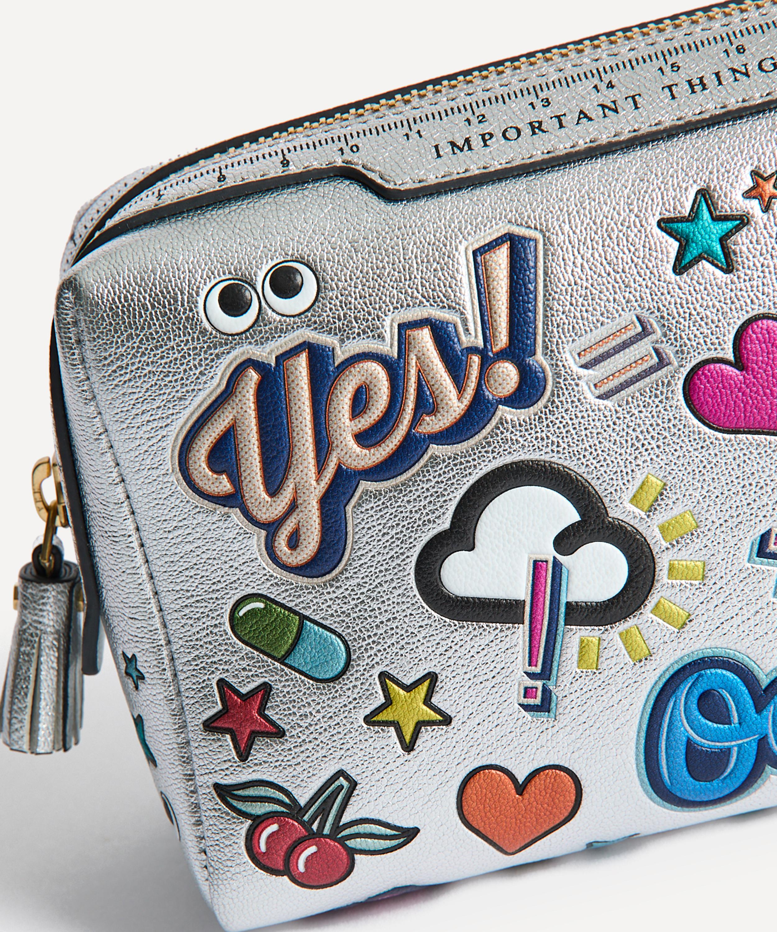 Anya Hindmarch - Important Things All-Over Stickers Pouch image number 1