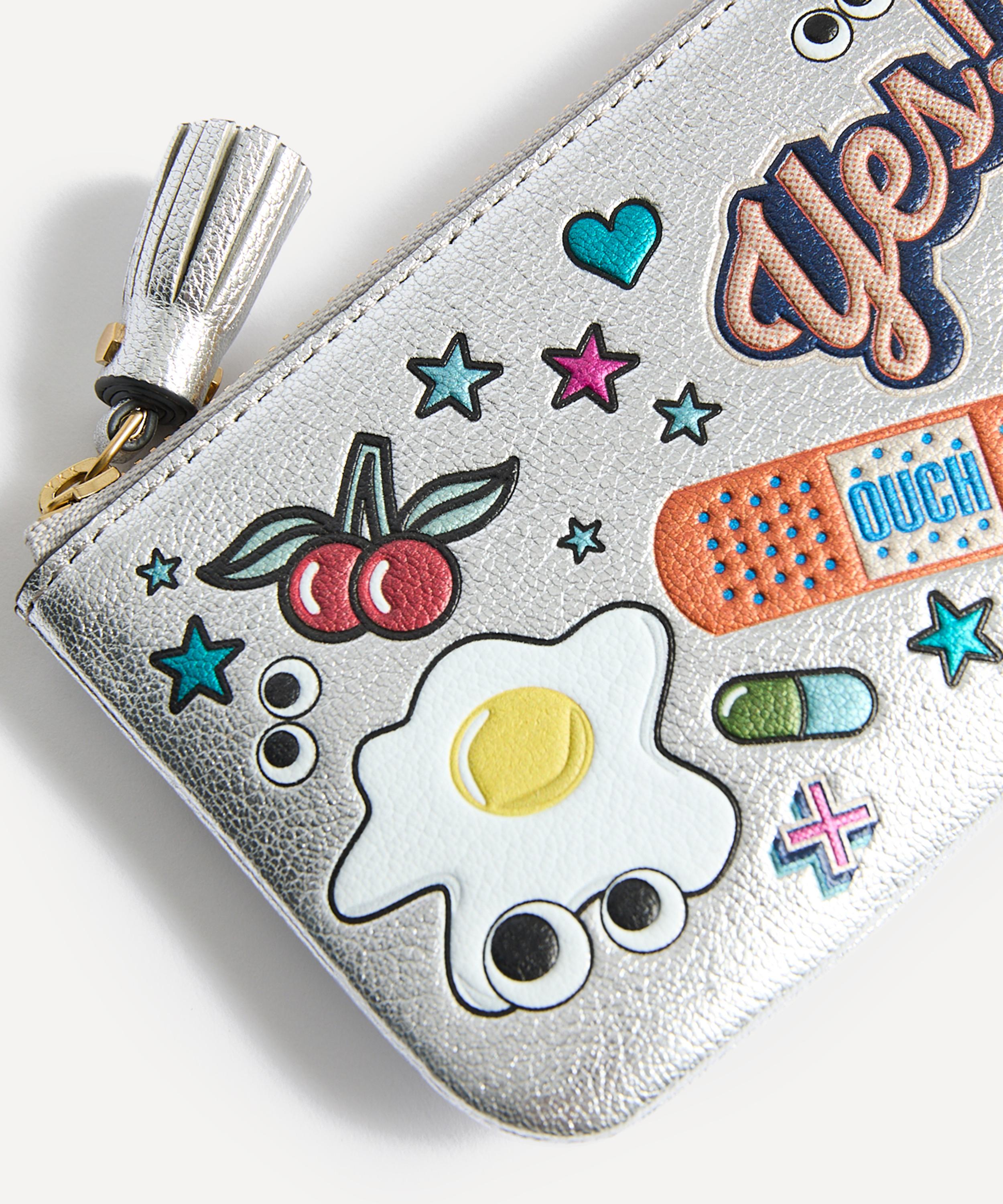 Anya Hindmarch - All-Over Stickers Zip Loose Pocket image number 3