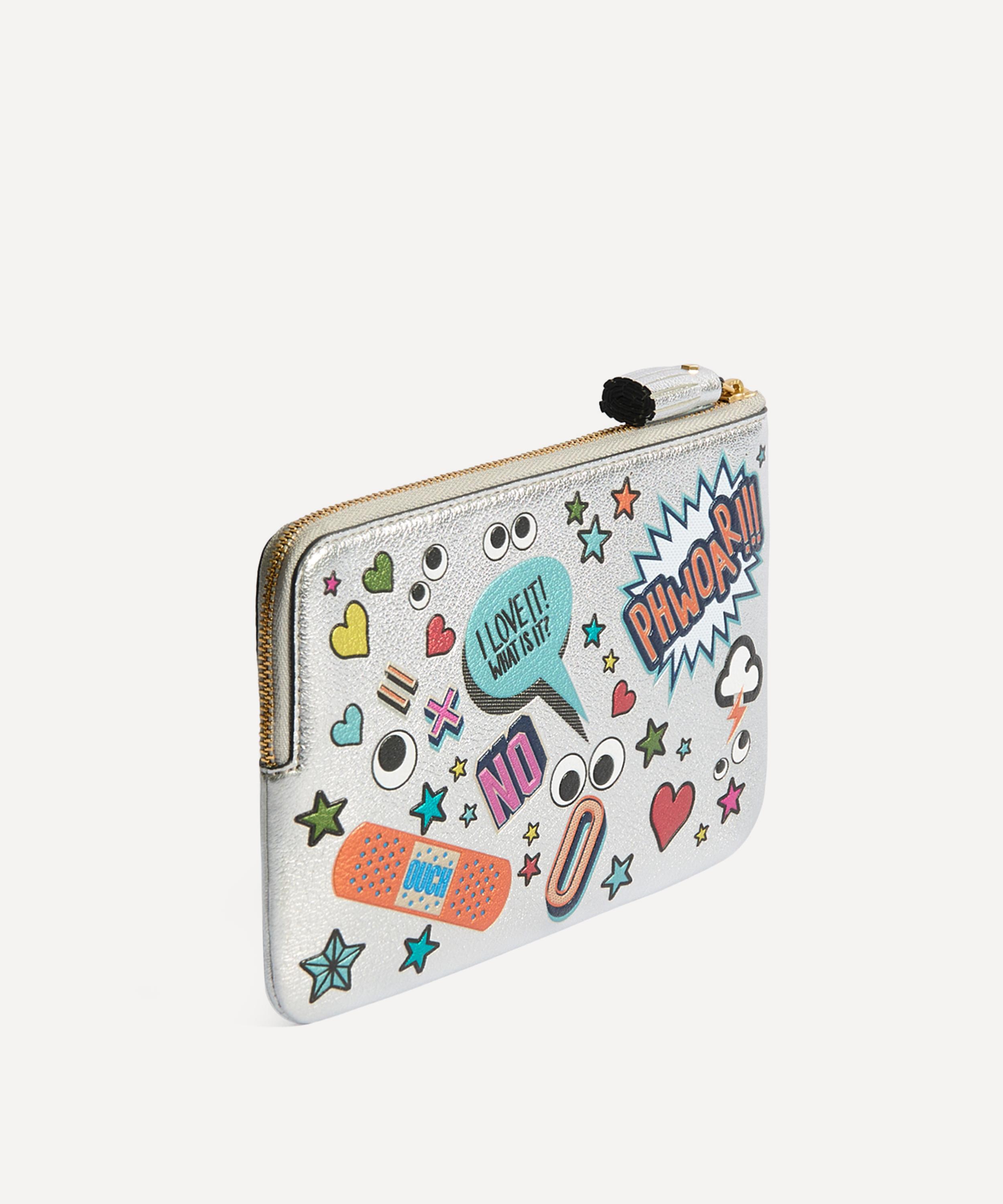 Anya Hindmarch - All-Over Stickers Small Zip Loose Pocket image number 1