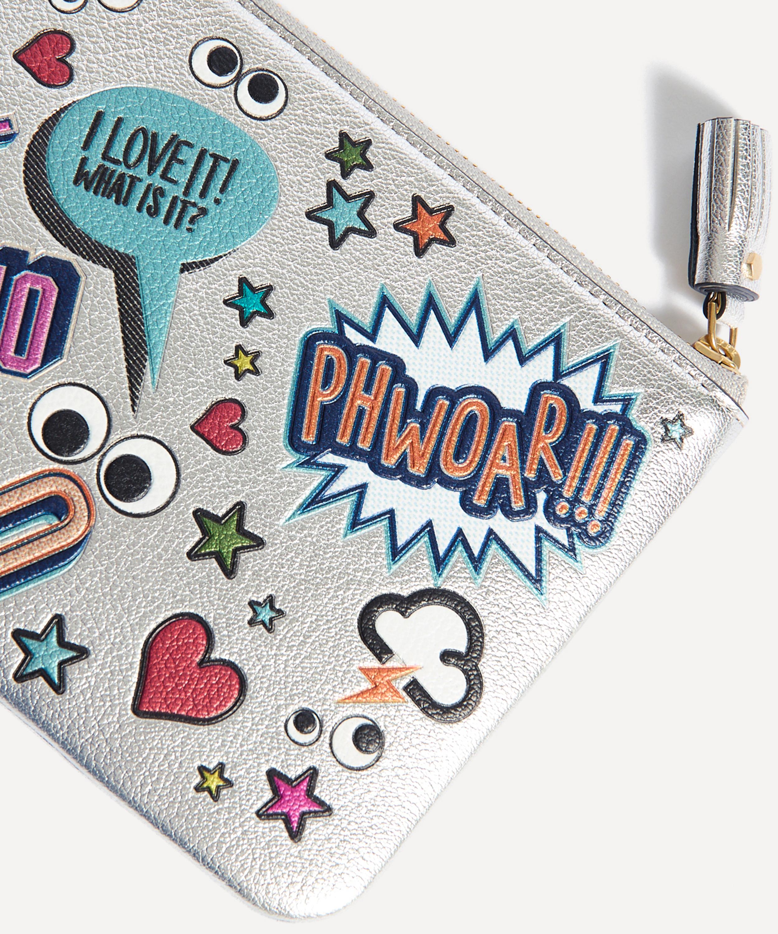 Anya Hindmarch - All-Over Stickers Small Zip Loose Pocket image number 2