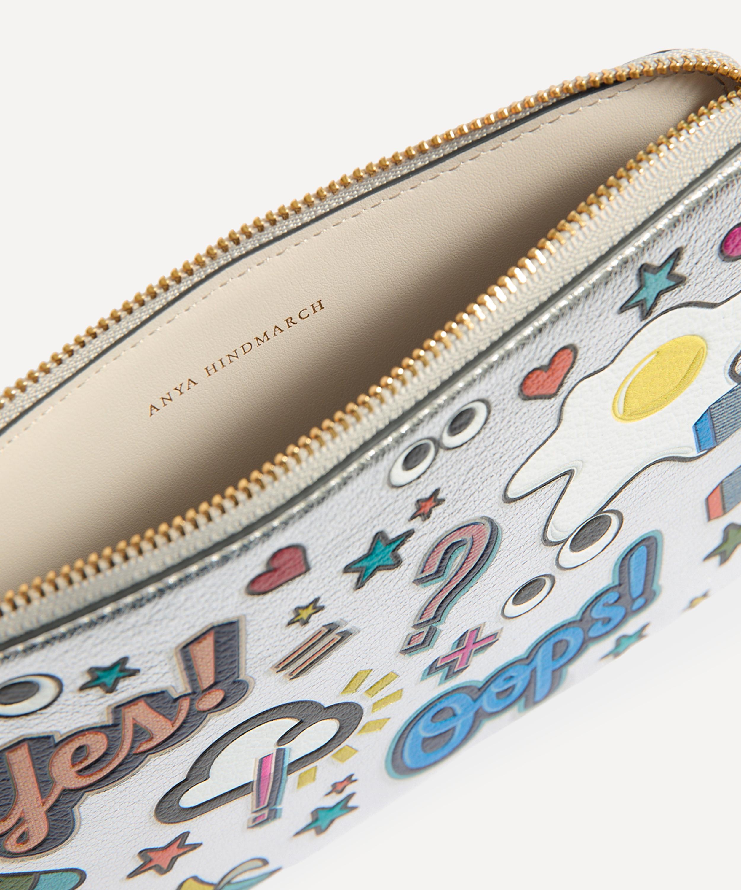Anya Hindmarch - All-Over Stickers Small Zip Loose Pocket image number 4