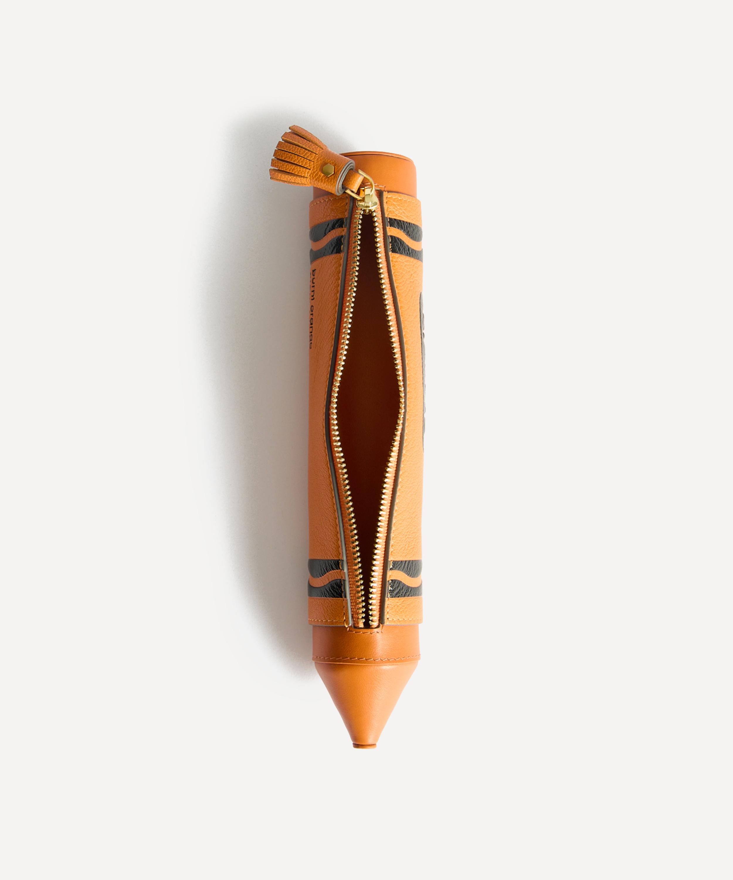 Anya Hindmarch ケース オレンジ/ブラック Anya Hindmarch Anya Brands Crayola Pencil Case | Liberty