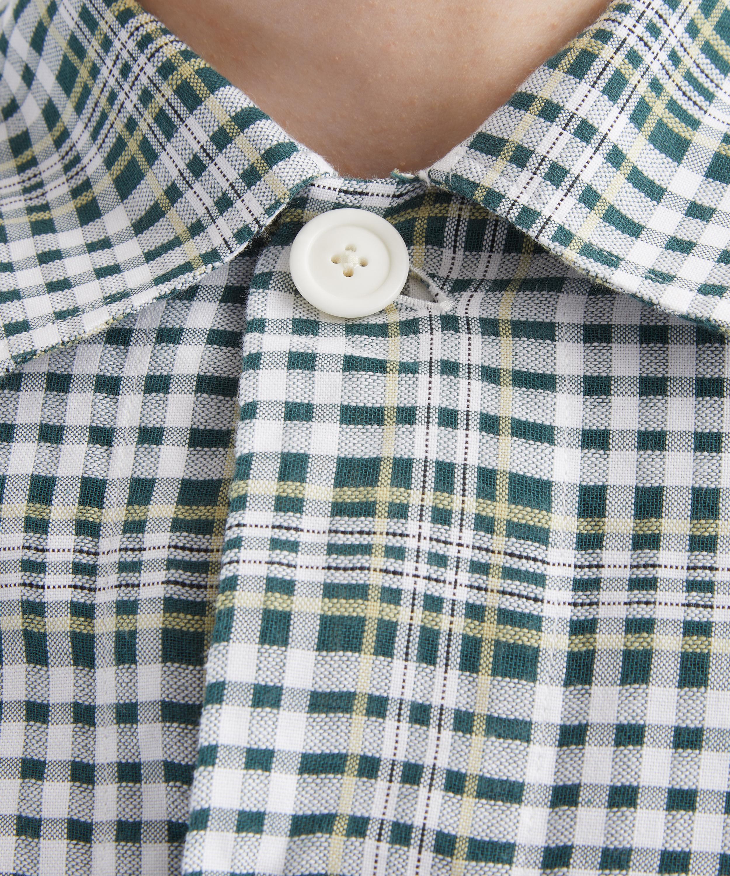 YMC - PJ Check Overshirt image number 4
