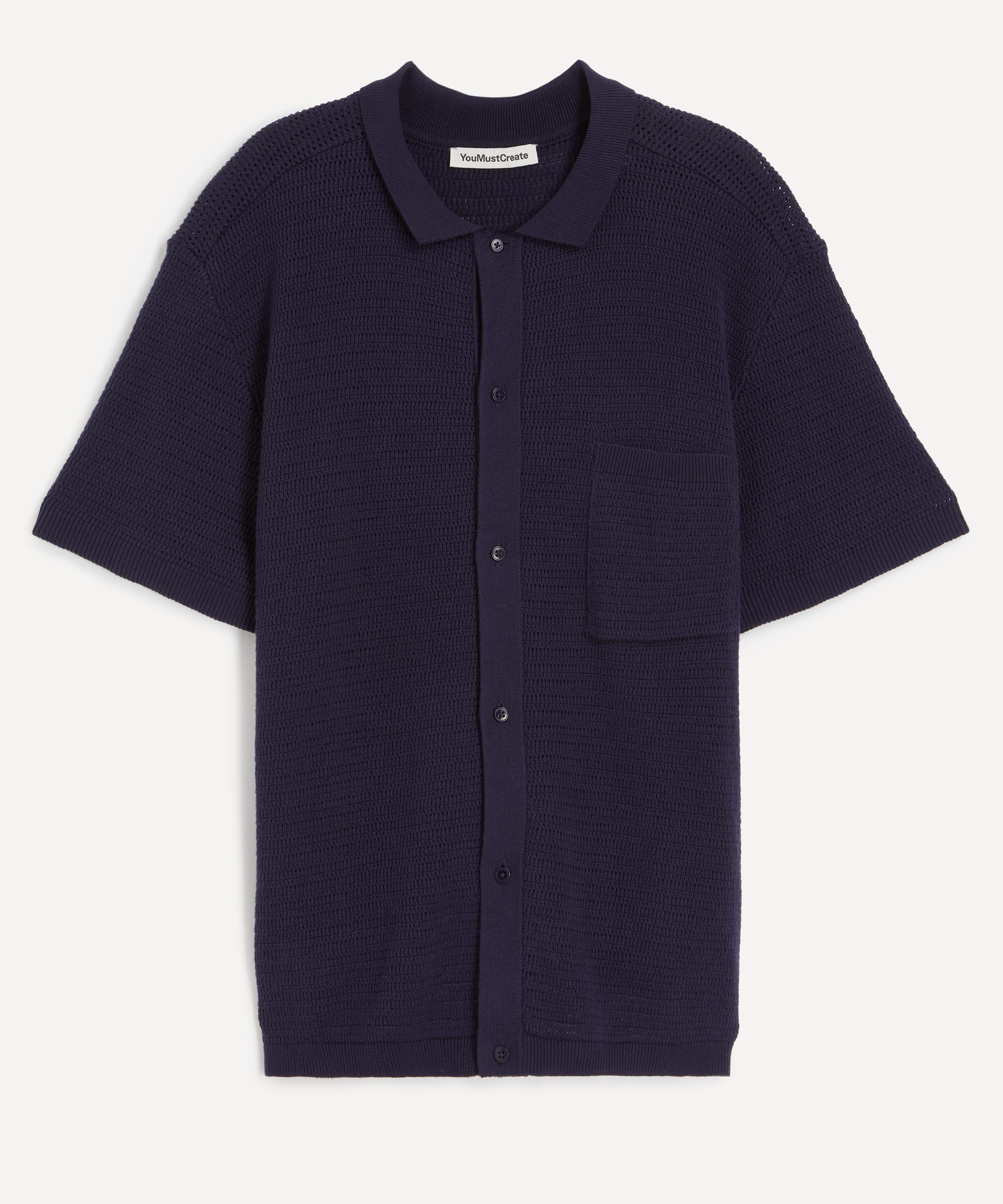 YMC - Mitchum Knit Short-Sleeve Shirt