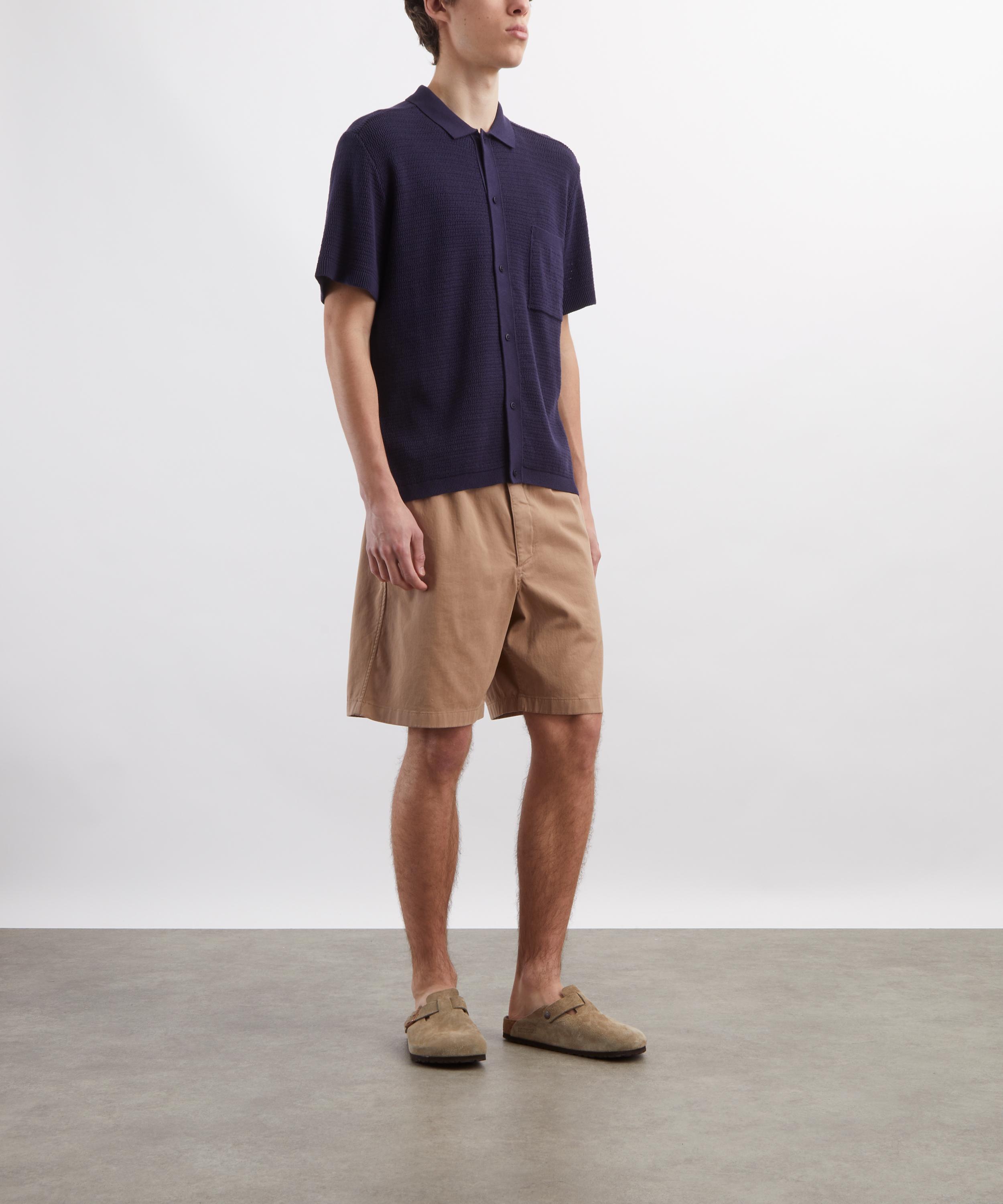 YMC - Mitchum Knit Short-Sleeve Shirt image number 1