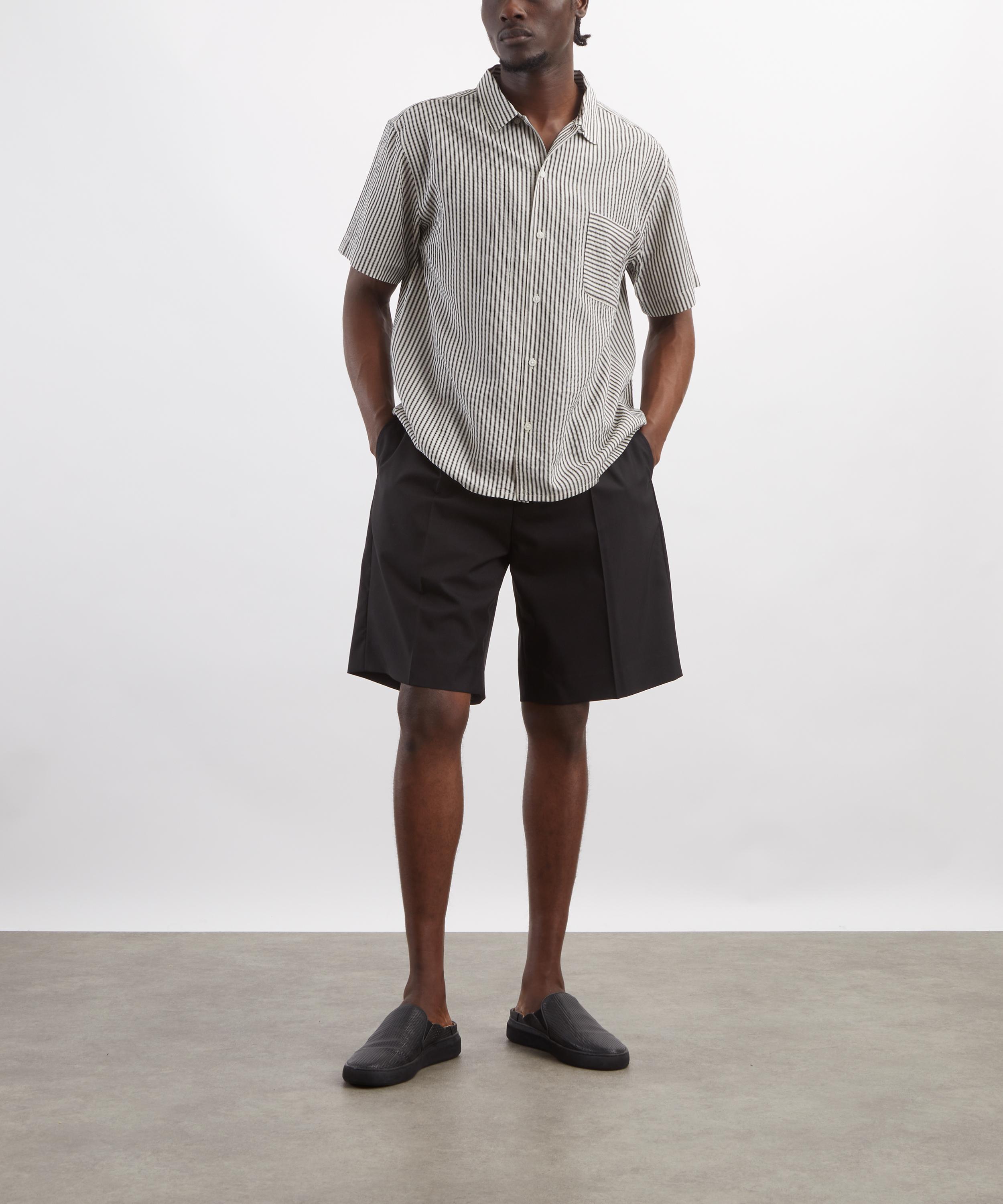 YMC - Malick Striped Short-Sleeve Shirt image number 1