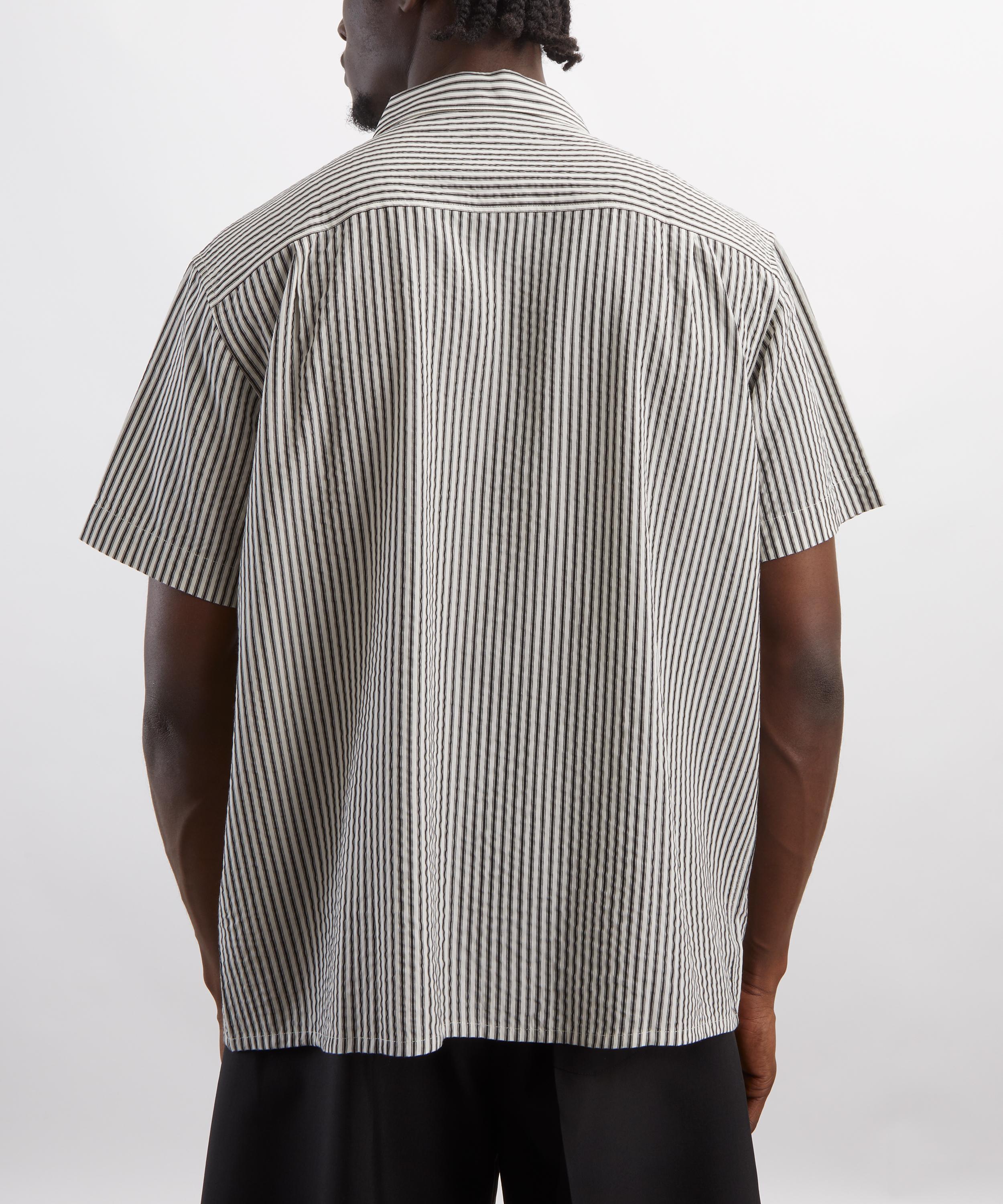 YMC - Malick Striped Short-Sleeve Shirt image number 3