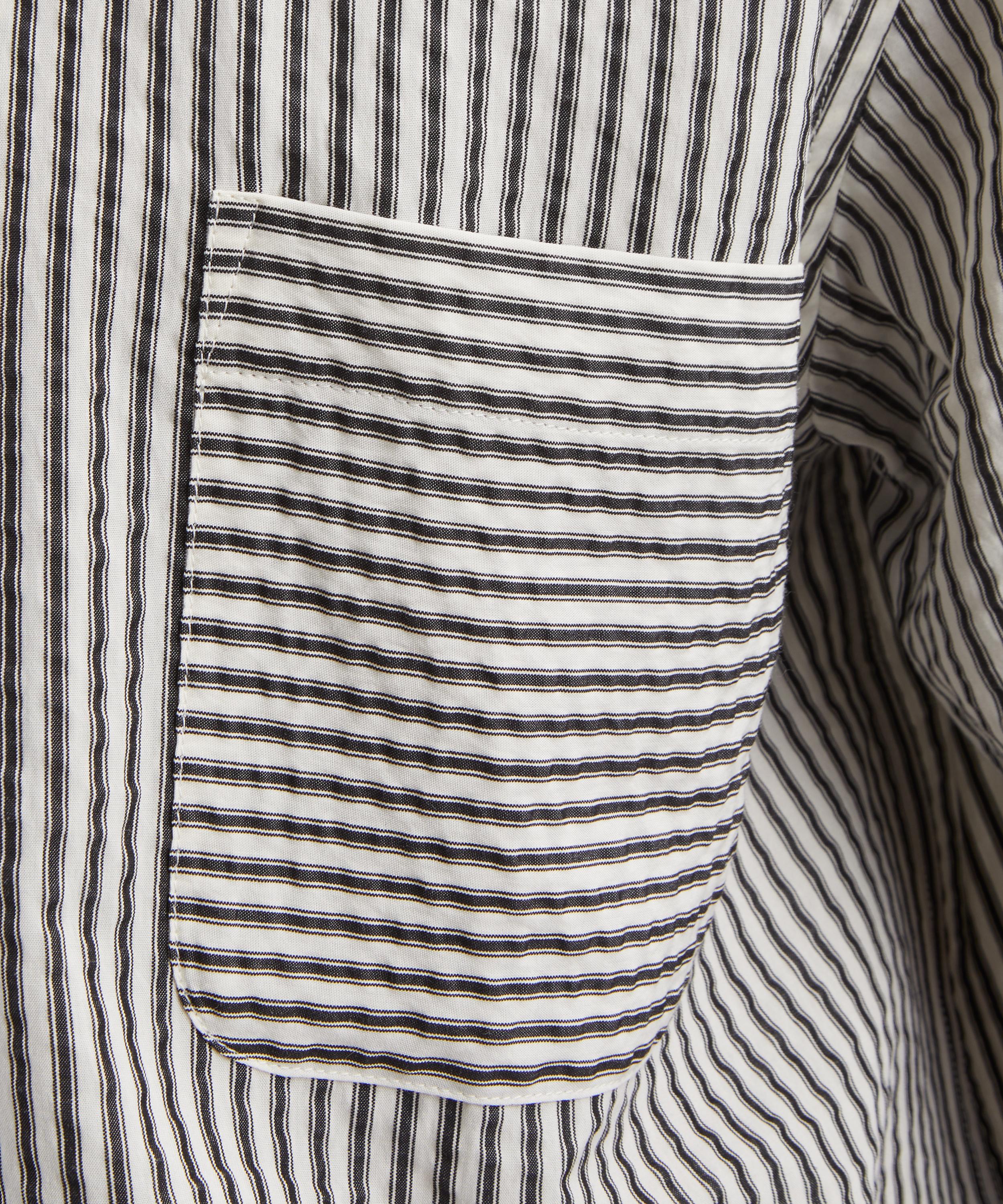 YMC - Malick Striped Short-Sleeve Shirt image number 4
