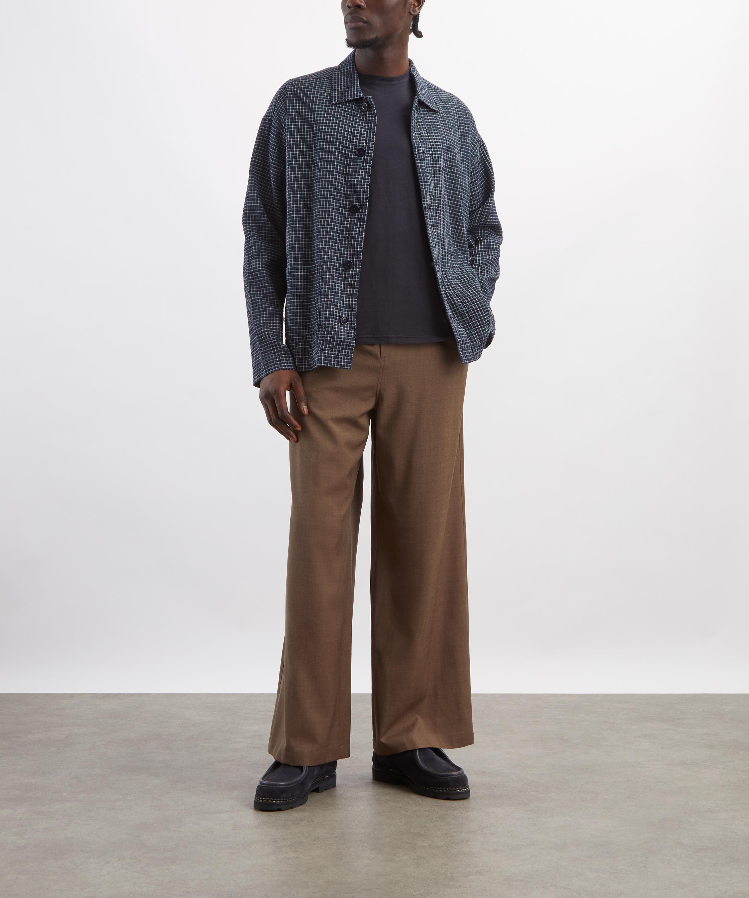 YMC - PJ Check Overshirt image number 1