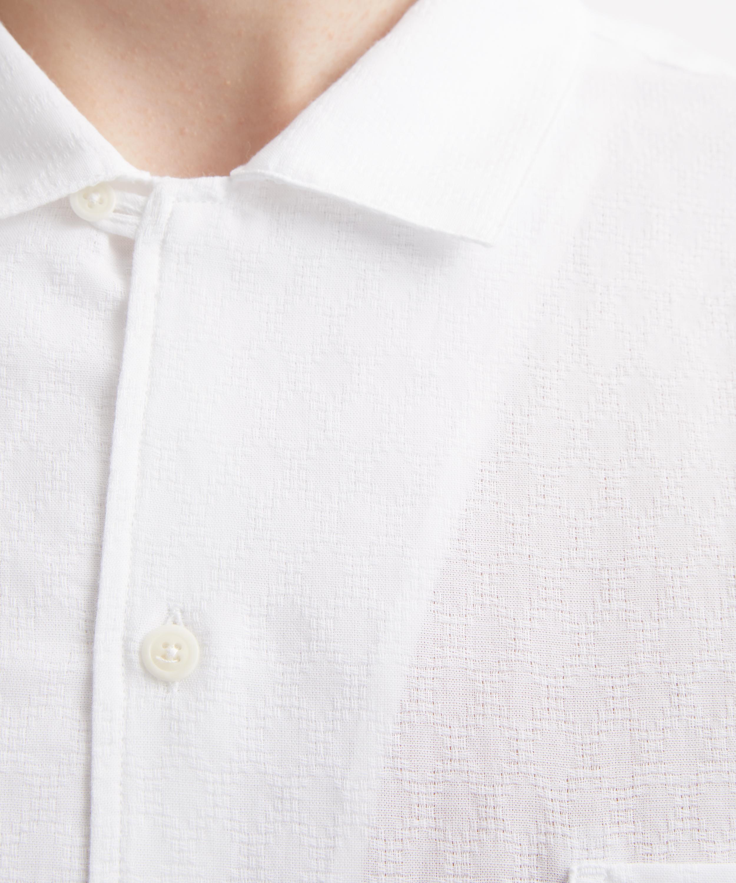 YMC - White Malick Shirt image number 4
