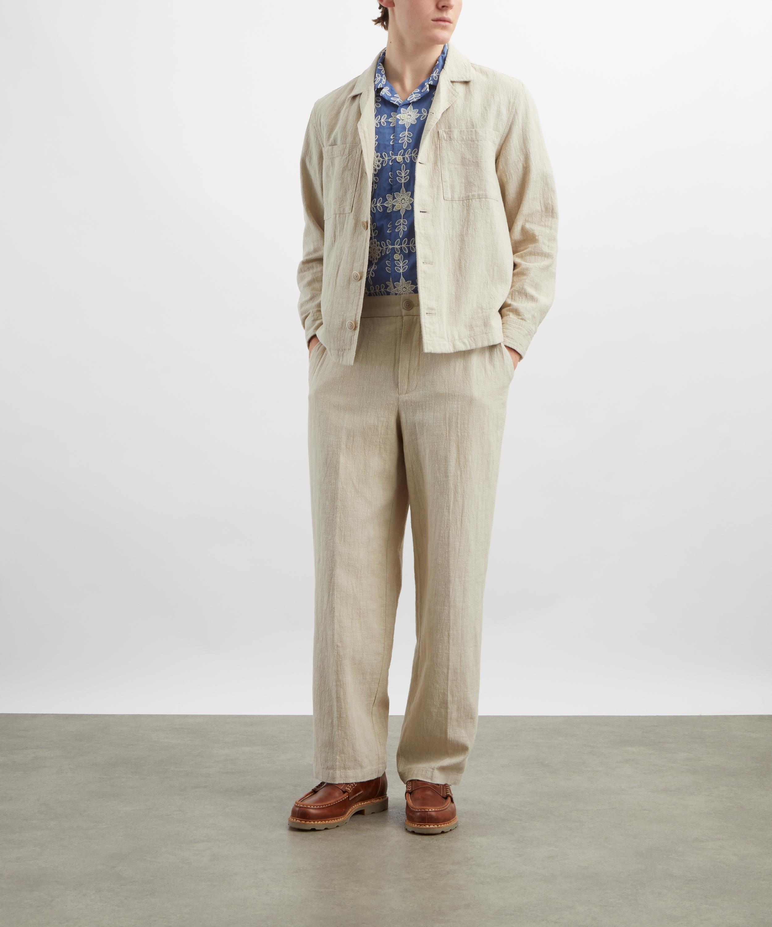 Wax London - Bayham Natural Trousers&nbsp; image number 1