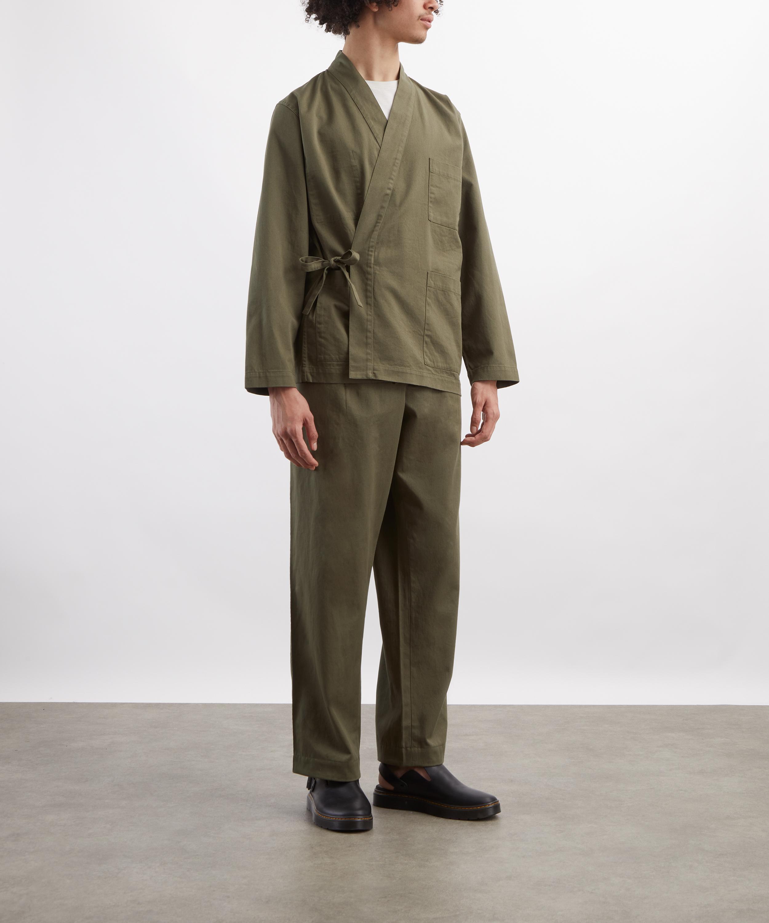 Universal Works - Light Olive Twill Kyoto Work Jacket image number 1