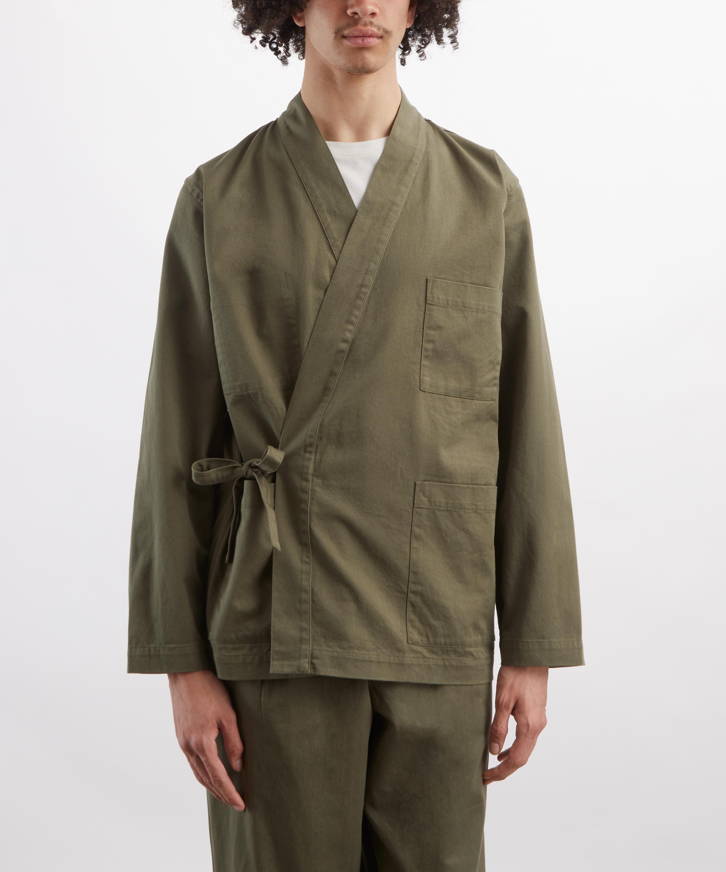 Universal Works - Light Olive Twill Kyoto Work Jacket image number 2