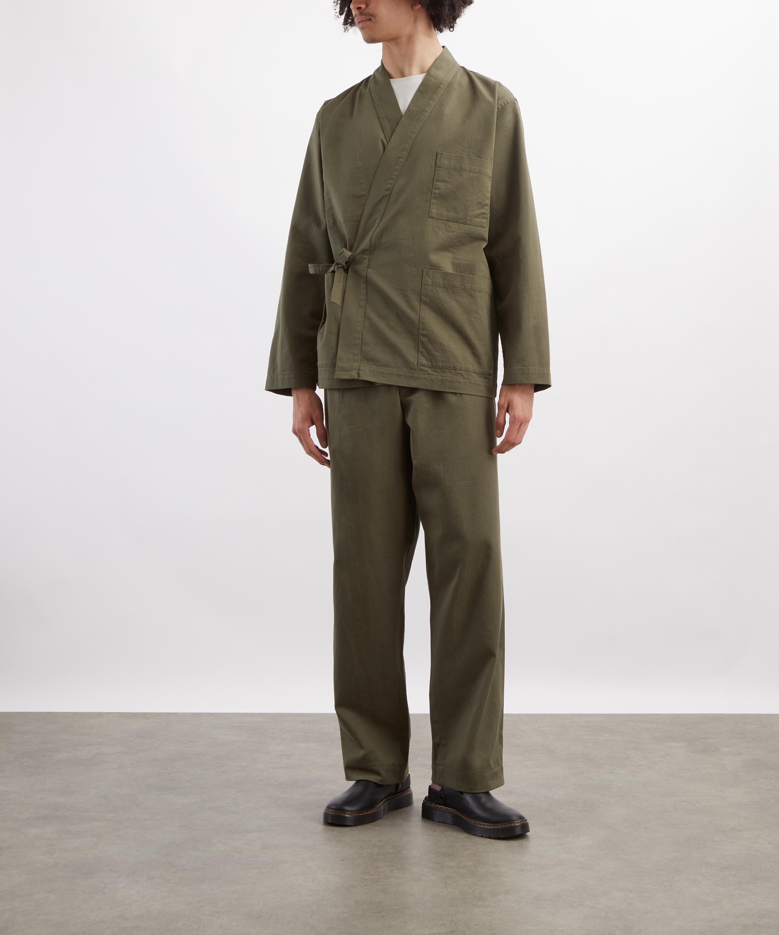Universal Works - Light Olive Twill Duke Trousers image number 1