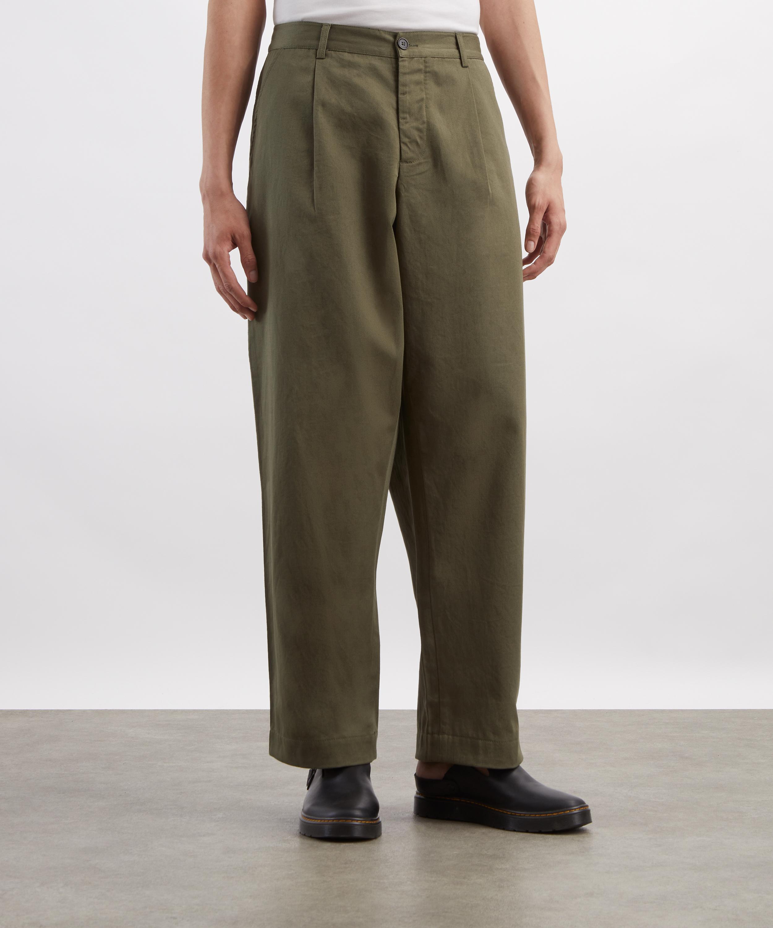 Universal Works - Light Olive Twill Duke Trousers image number 2