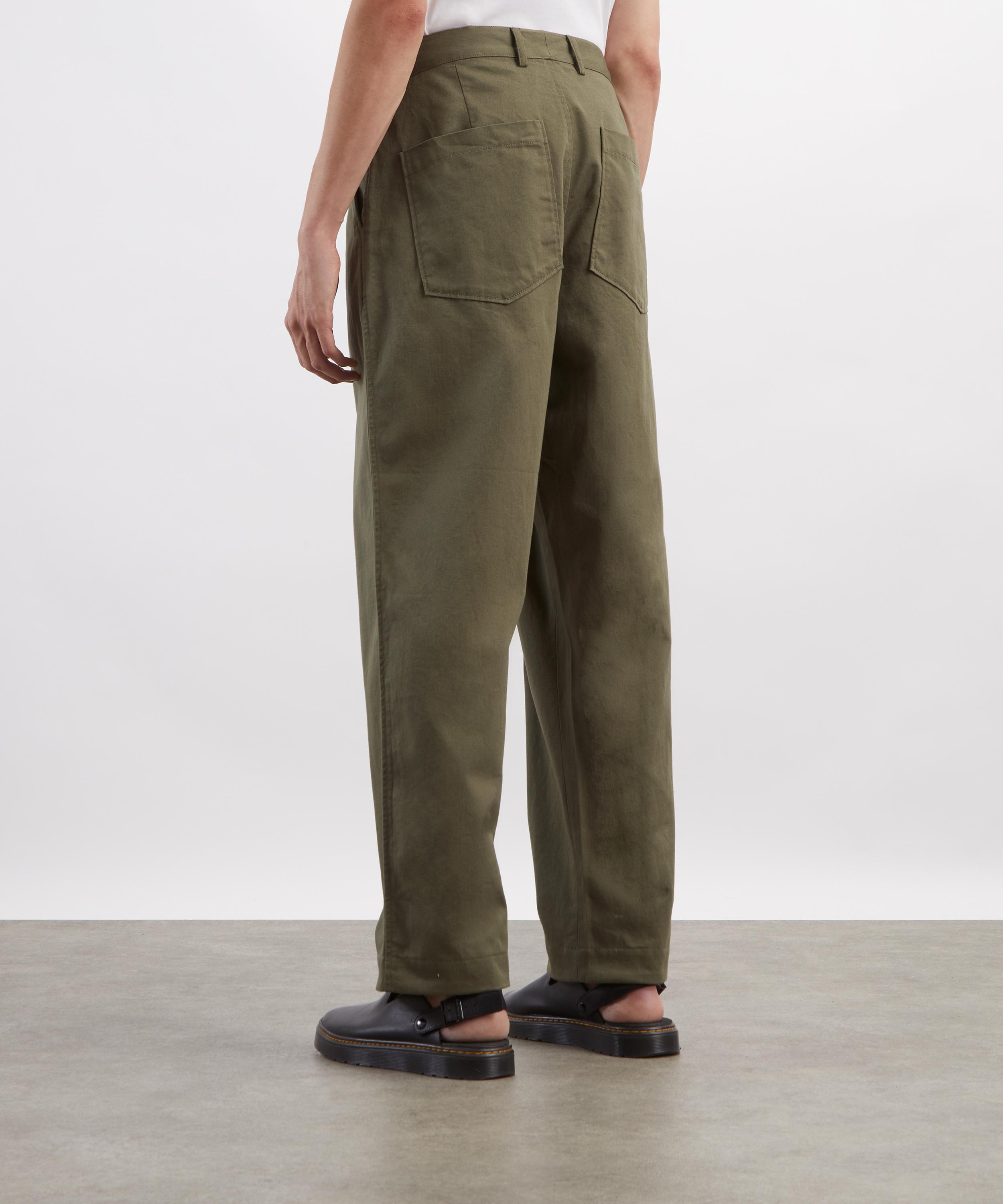 Universal Works - Light Olive Twill Duke Trousers image number 3