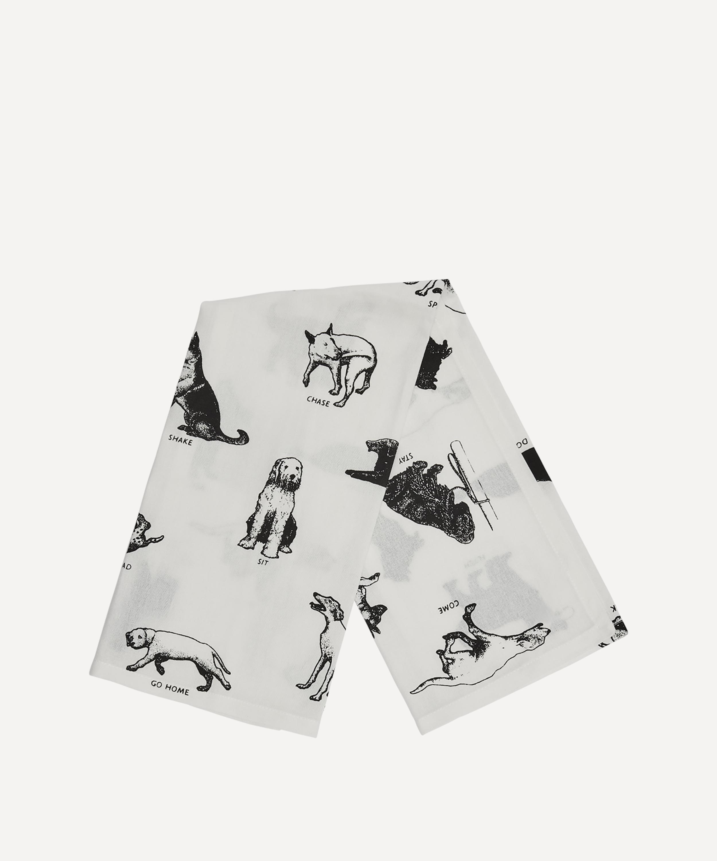 Fishs Eddy - Dog Tricks Tea Towel image number 2