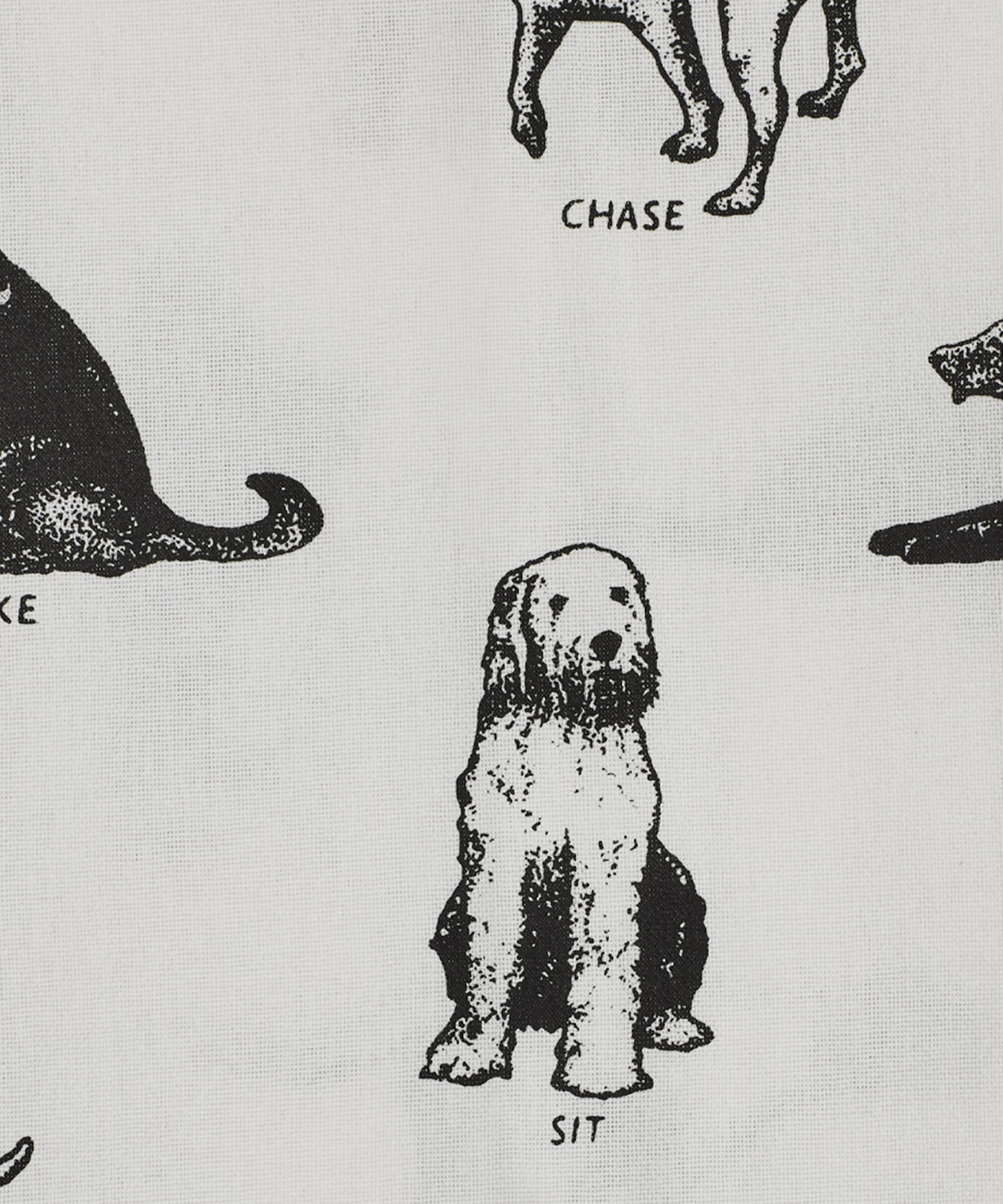Fishs Eddy - Dog Tricks Tea Towel image number 3