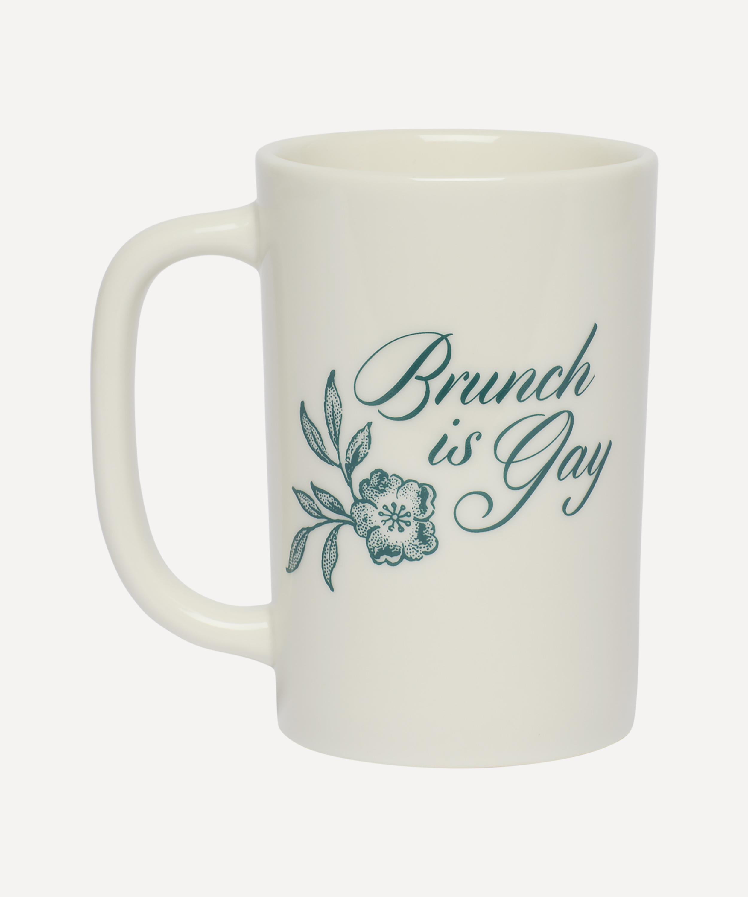 Fishs Eddy - Brunch is Gay Mug image number 1