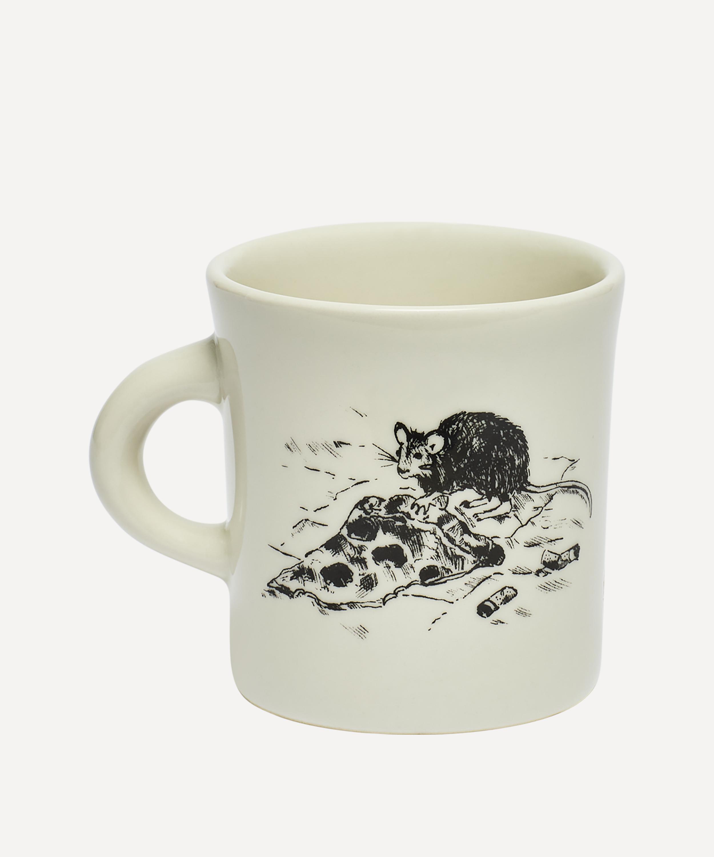 Fishs Eddy - NYC Toile Pizza Rat Mug image number 0