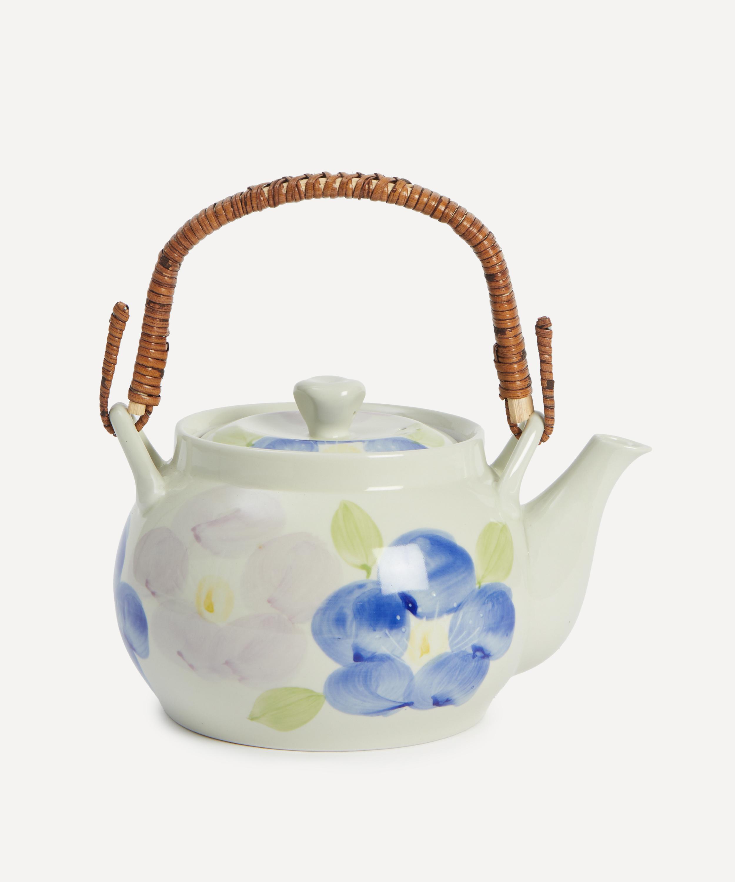 NISHIKAWA - Large Flower Teapot with Cup
