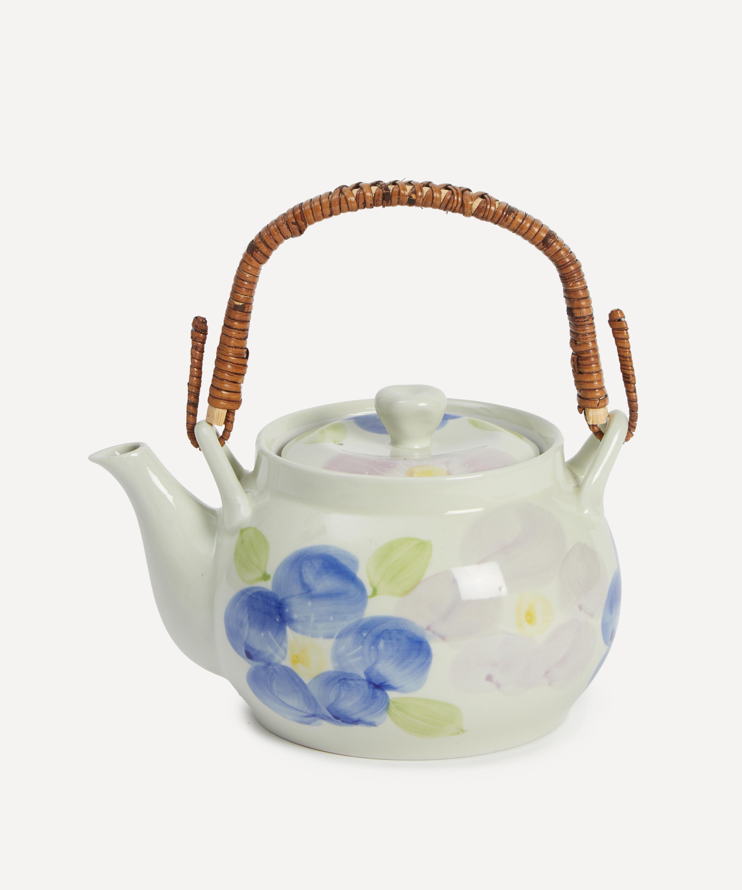NISHIKAWA - Large Flower Teapot with Cup image number 2